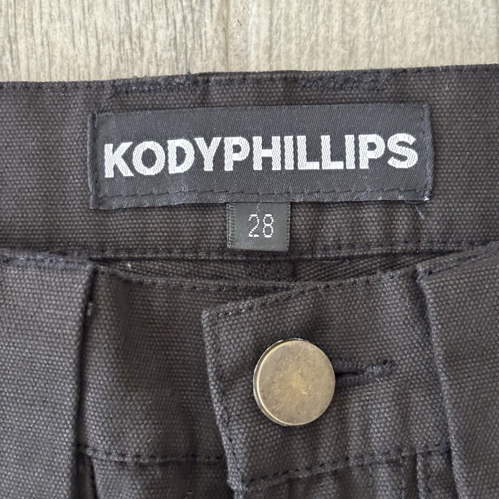 Kody Phillips Kody Phillips Cargo Pants Mr Poopy Snap Button Utility 28x29 Size US 28 / EU 44 - 5 Thumbnail