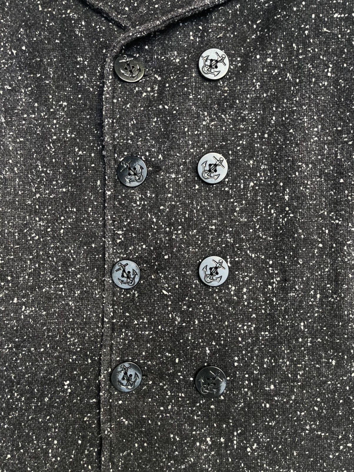 Schott × Vintage Schott NYC U.S. 740N Pea Coat - Speckled Wool - Made in USA Size US M / EU 48-50 / 2 - 5 Thumbnail