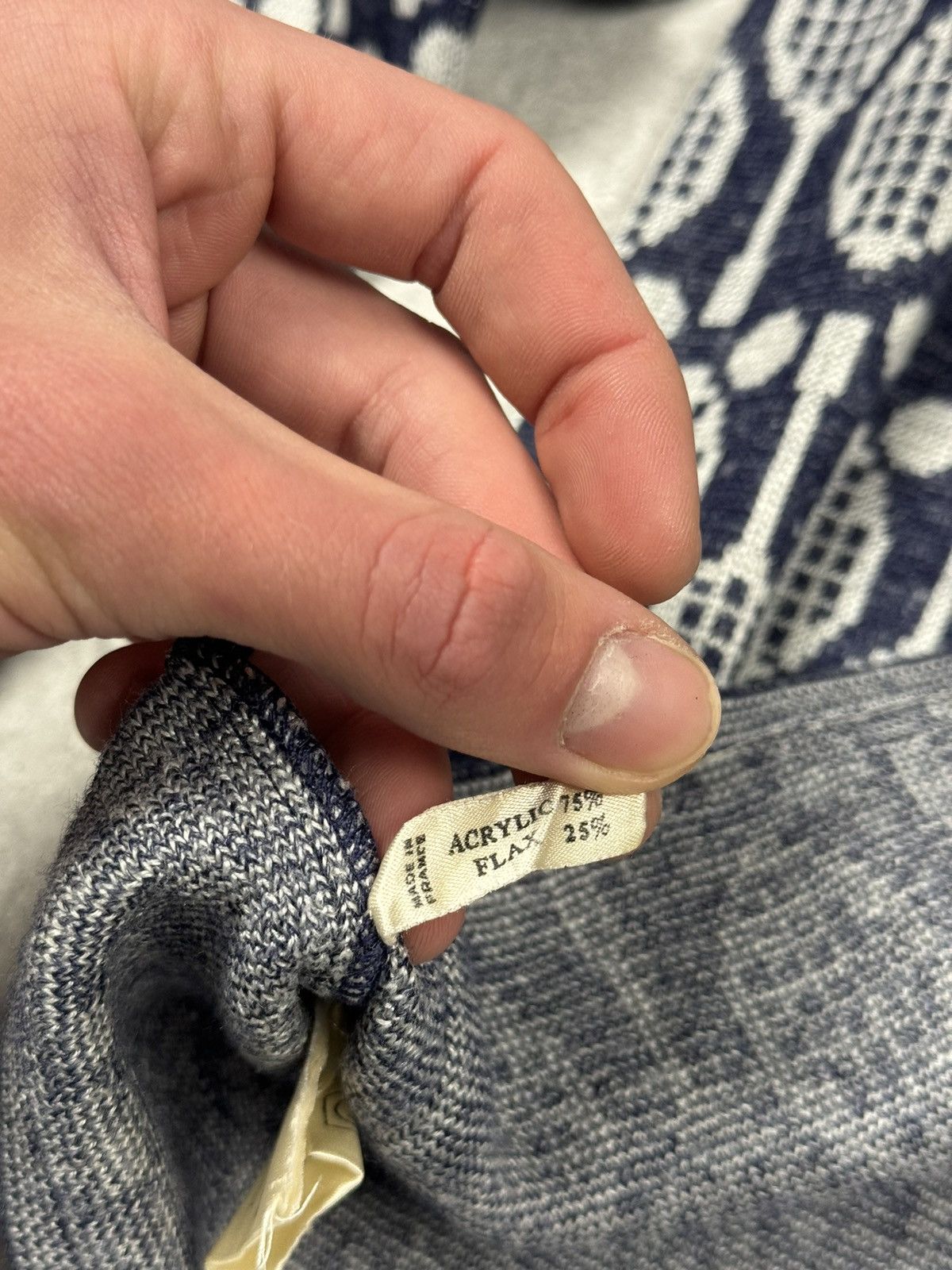 Hermes RARE Vintage Hermes Monogram Cradigan Button Up Size M / US 6-8 / IT 42-44 - 13 Thumbnail