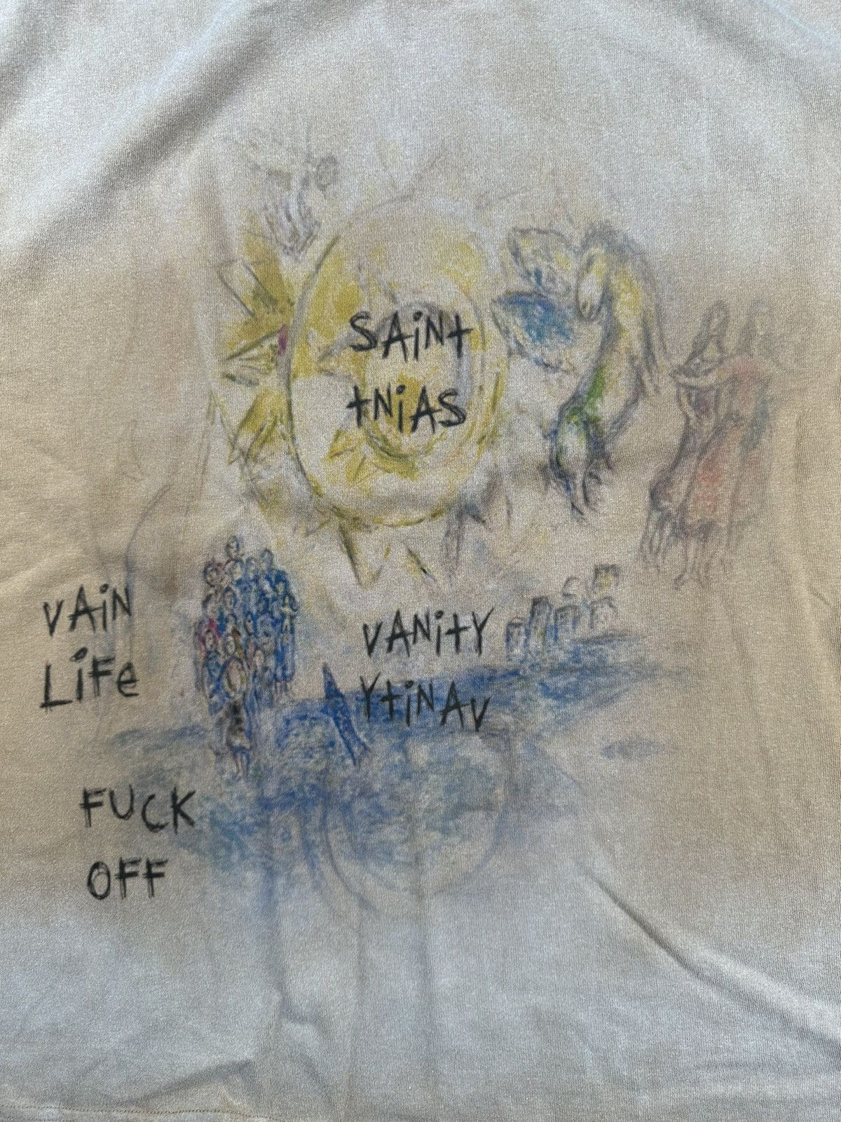 Vintage Saint Vanity F*ck Off T-shirt Size US L / EU 52-54 / 3 - 2 Thumbnail