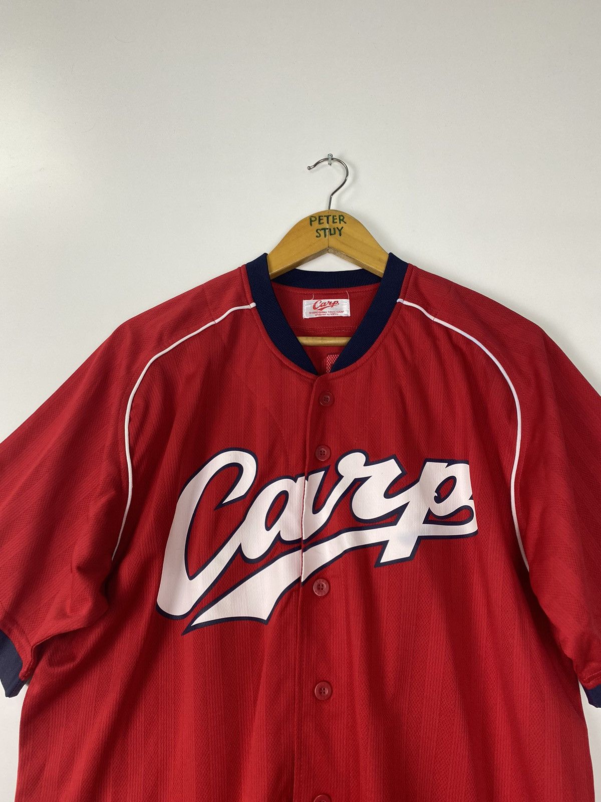 MLB × Vintage Carp Hiroshima Toyo Carp jersey Size US L / EU 52-54 / 3 - 5 Thumbnail