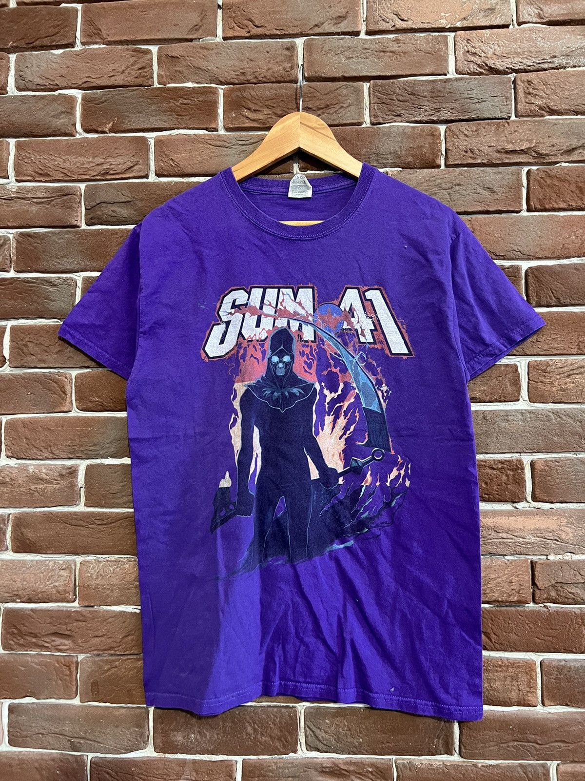 Band Tees Vintage 00s Sum 41 Punk Band Rare Tshirt Religion Size US M / EU 48-50 / 2 - 1 Thumbnail