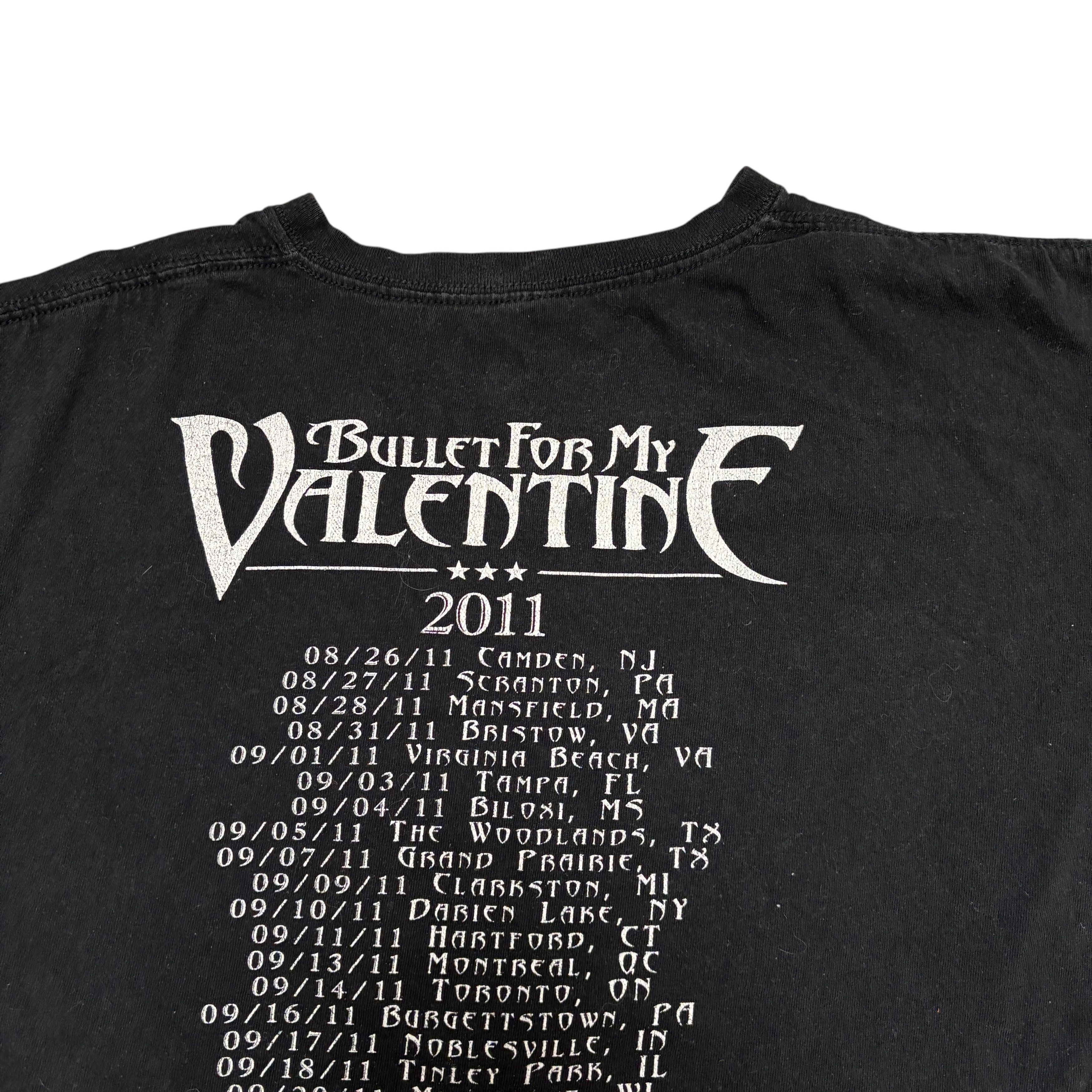Band Tees Bullet For My Valentine Shirt Y2K Tour Metalcore Band Tee Size US XL / EU 56 / 4 - 13 Thumbnail