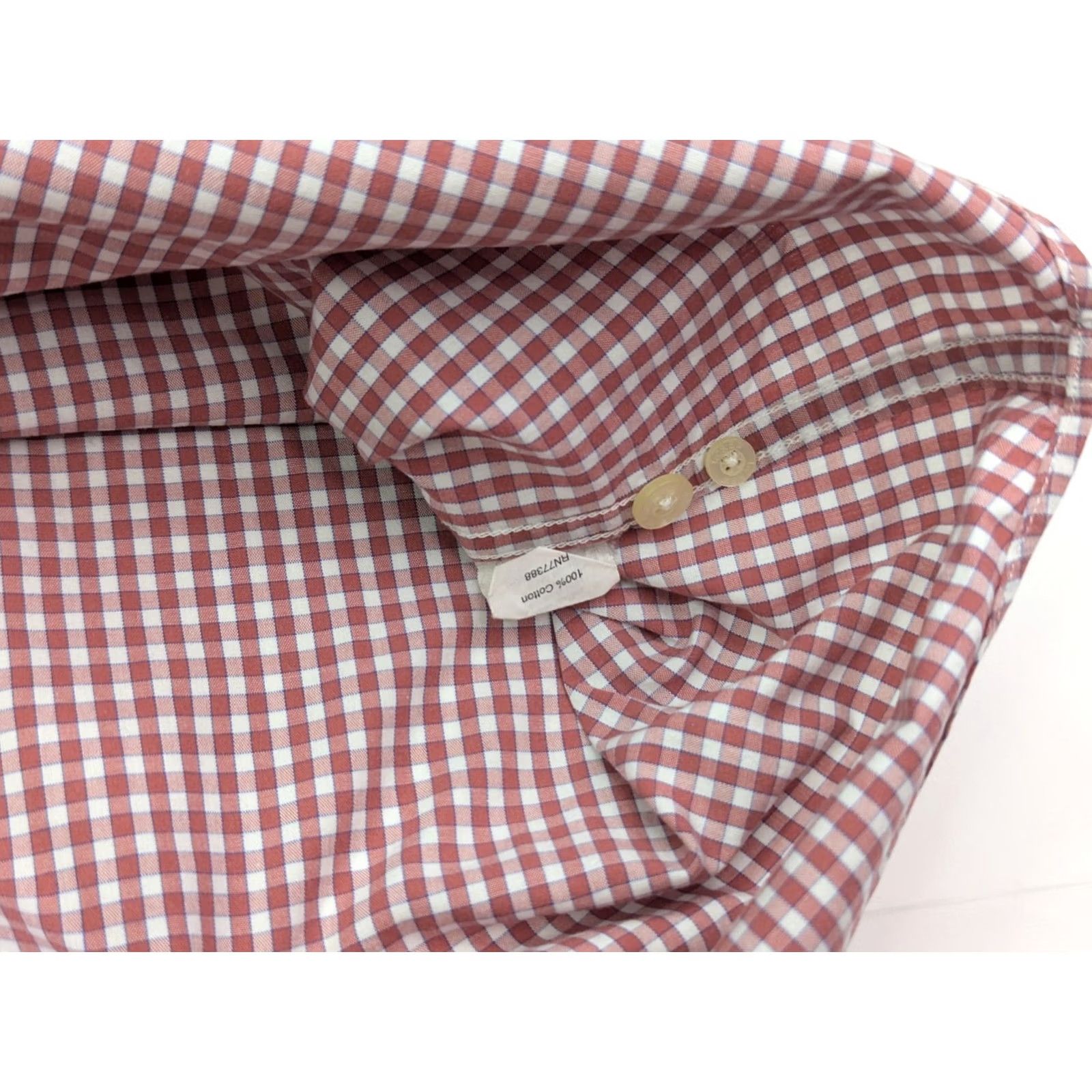 J.Crew J.CREW Tailored Fit Washed Casual Button Shirt Men XL Red Check Long Sleeve Size US XL / EU 56 / 4 - 5 Thumbnail