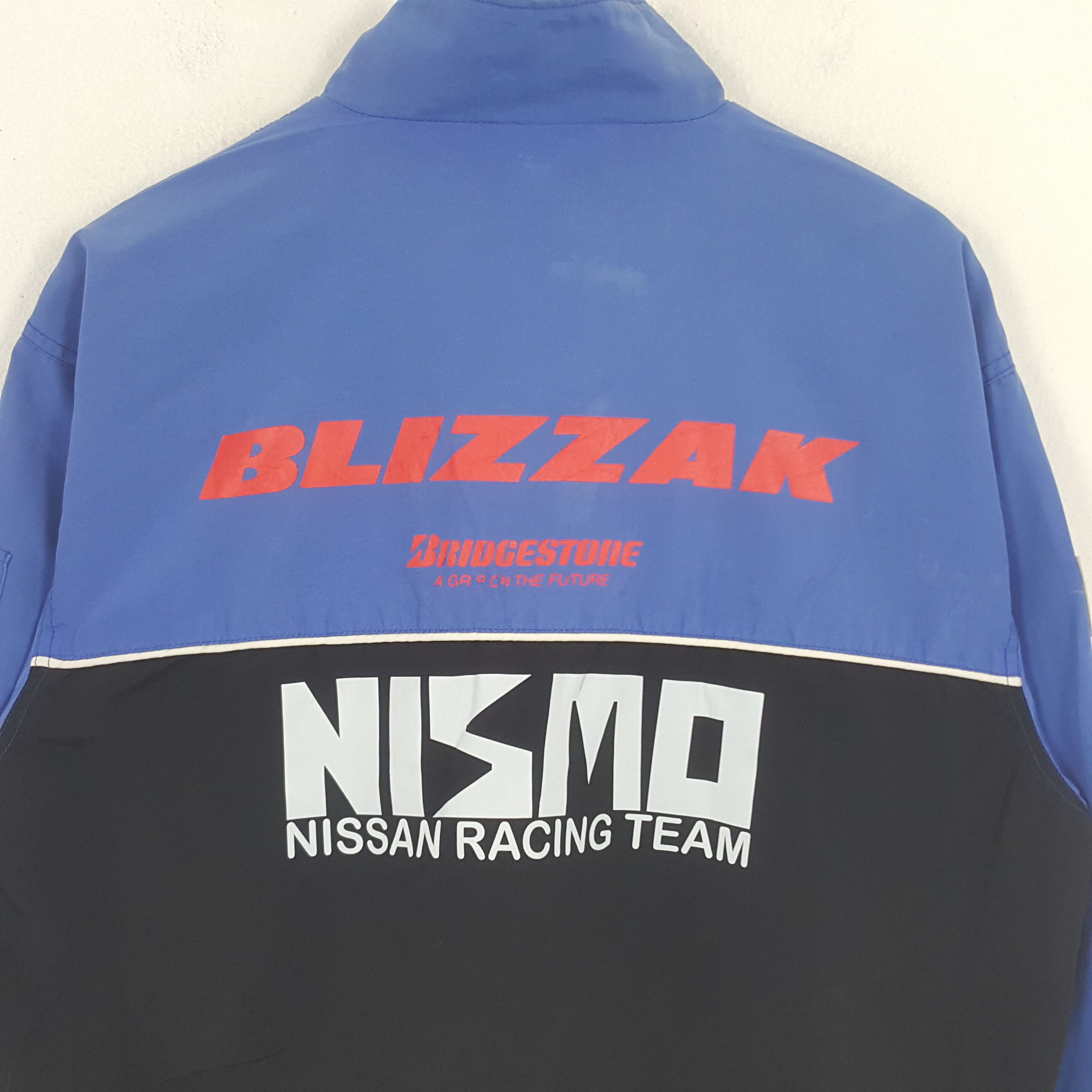 Japanese Brand × Vintage Vintage Bridgestone Custom Nissan Racing Team Worker Jacket Size US L / EU 52-54 / 3 - 2 Thumbnail