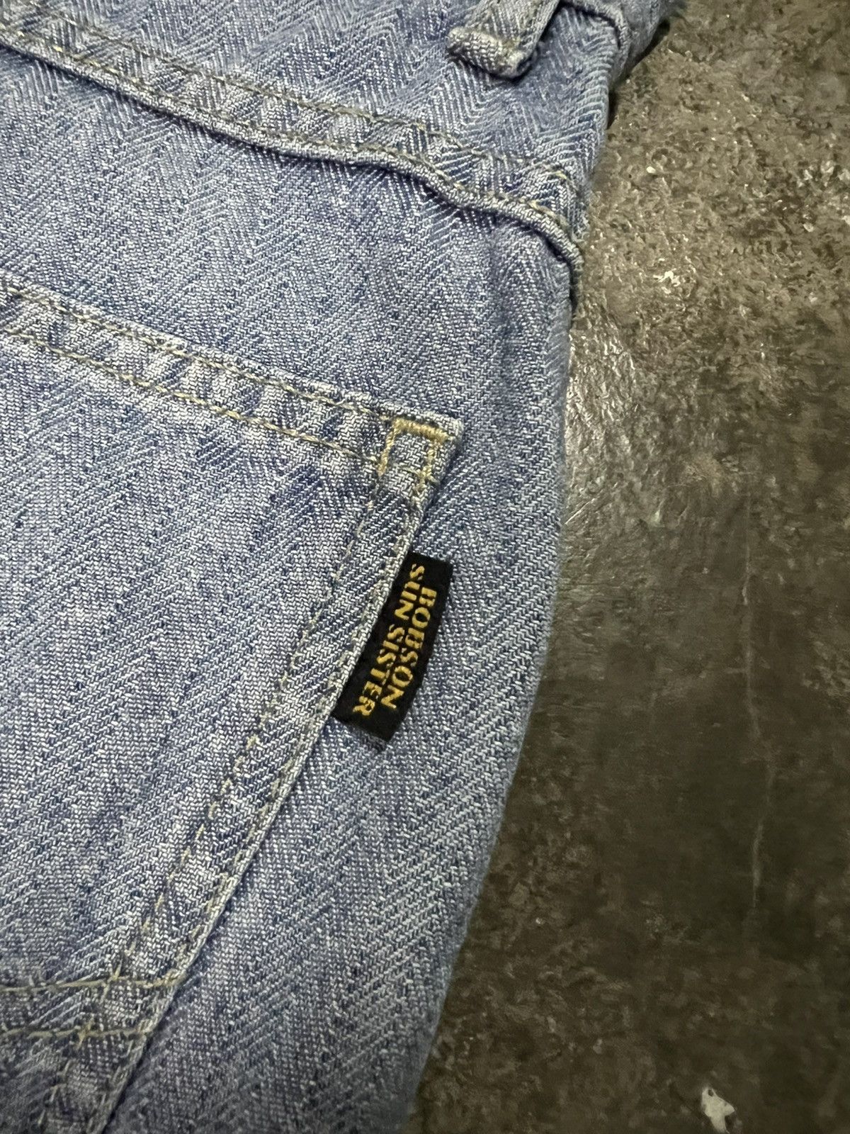 If Six Was Nine 💥Baggy💥Vintage 90’s Bobson Sun Sister Light Wash Jean Size US 30 / EU 46 - 17 Thumbnail