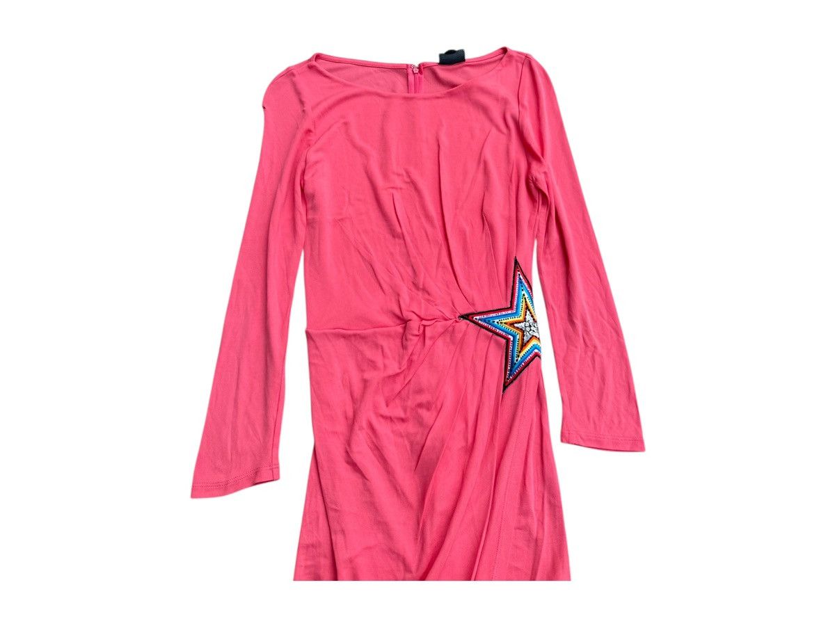 Just Cavalli Just Cavalli Peach Detailed Long Sleeve Sheath Dress Size XS / US 0-2 / IT 36-38 - 2 Thumbnail