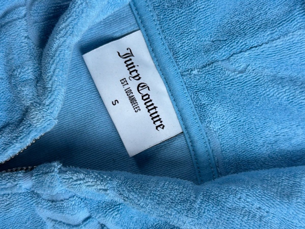 Juicy Couture JUICY COUTURE ZIP HOODIE MULTI LOGO RARE Y2K FUR Baby Hype Size S / US 4 / IT 40 - 3 Thumbnail