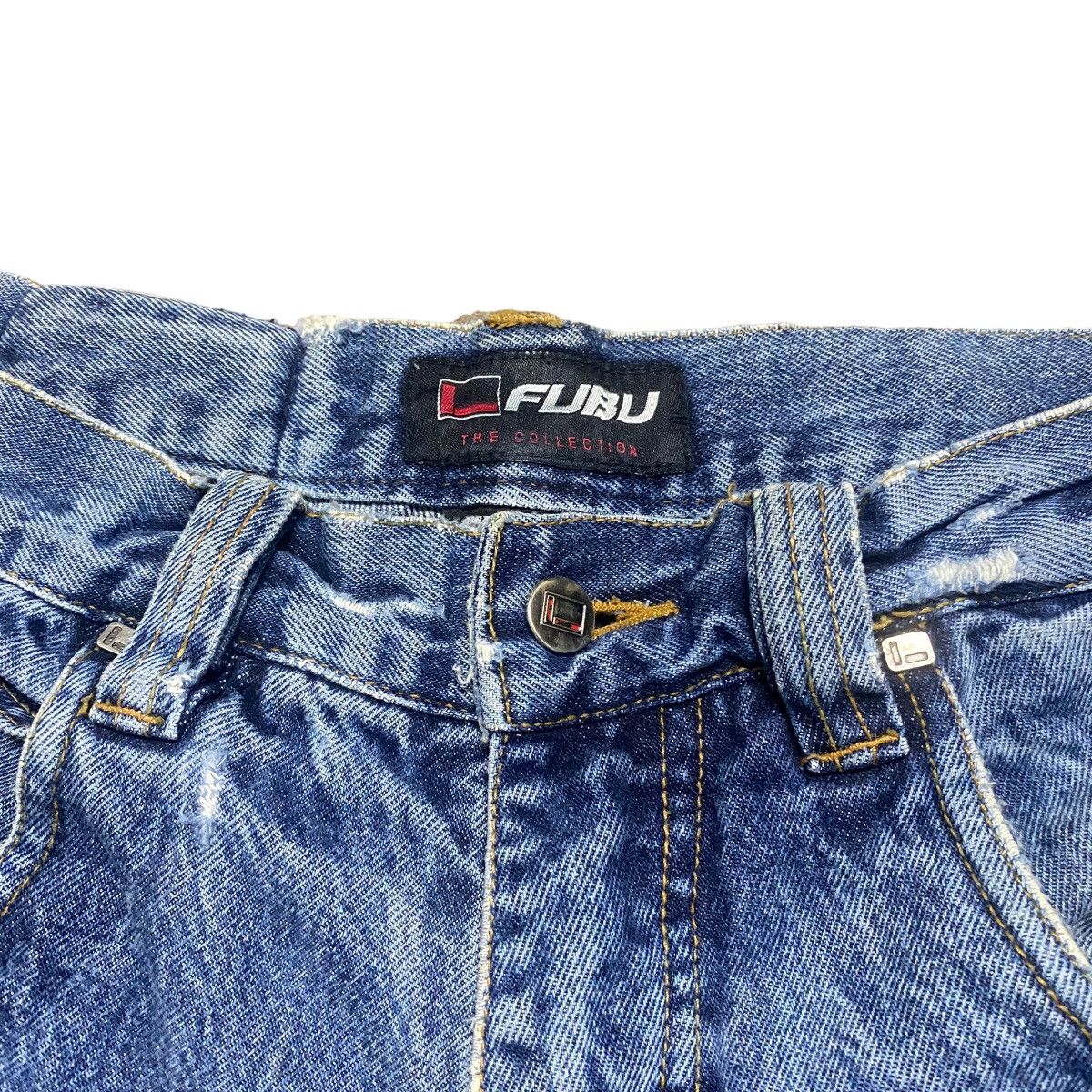 Fubu Vintage Fubu Light Wash Denim Baggy Jeans Size US 32 / EU 48 - 7 Thumbnail