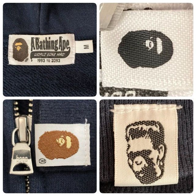 Bape BAPE Blue Camo x Navy shark full zip hoodie a bathing ape Size US M / EU 48-50 / 2 - 8 Thumbnail