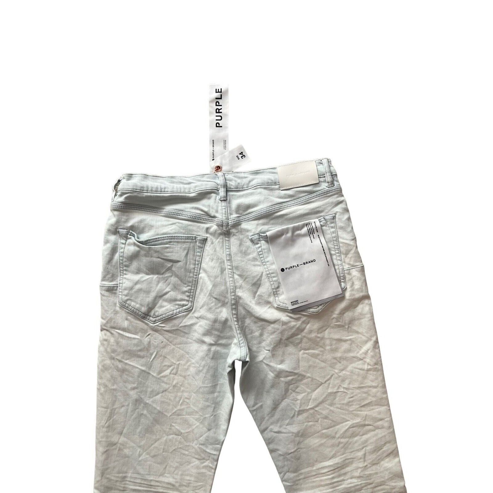 Purple × Purple Brand Purple Brand Jeans Men Straight Blue P005 $265 Size 34/32 Size US 34 / EU 50 - 5 Thumbnail