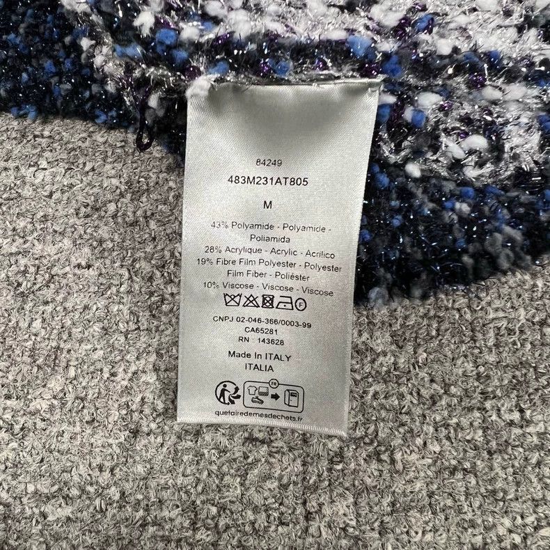 Dior Dior Houndstooth Knit Cardigan for Unisex-2506 Size M / US 6-8 / IT 42-44 - 8 Thumbnail