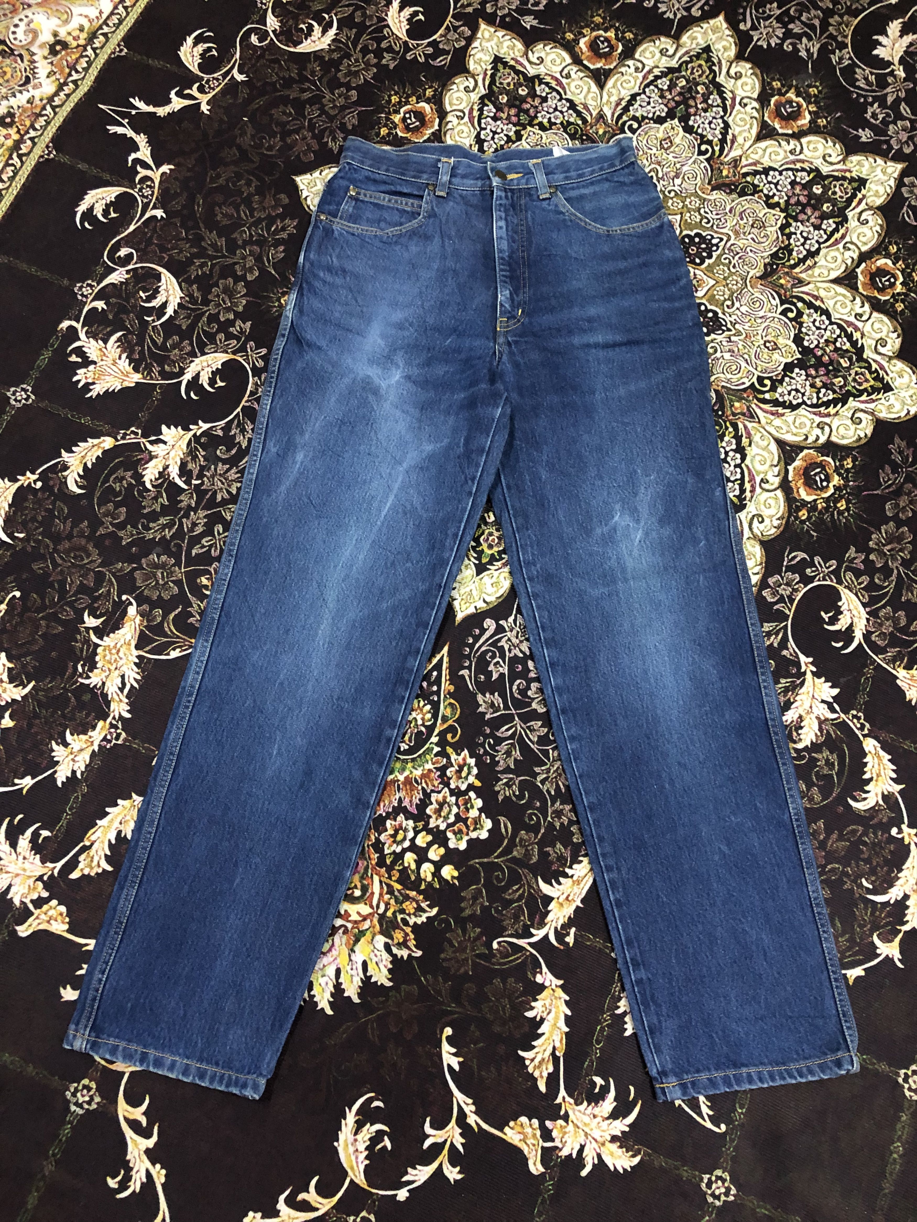 Designer × Yves Saint Laurent YSL embroidered logo on pocket jeans Size US 29 - 1 Thumbnail