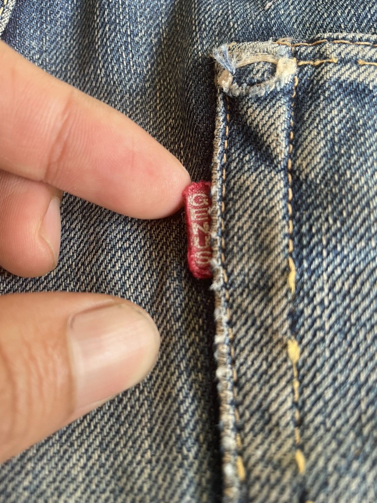 Warehouse & Co. Vintage Japanese Distressed Warehouse Denim Jeans Faded Wash Size US 32 / EU 48 - 9 Thumbnail