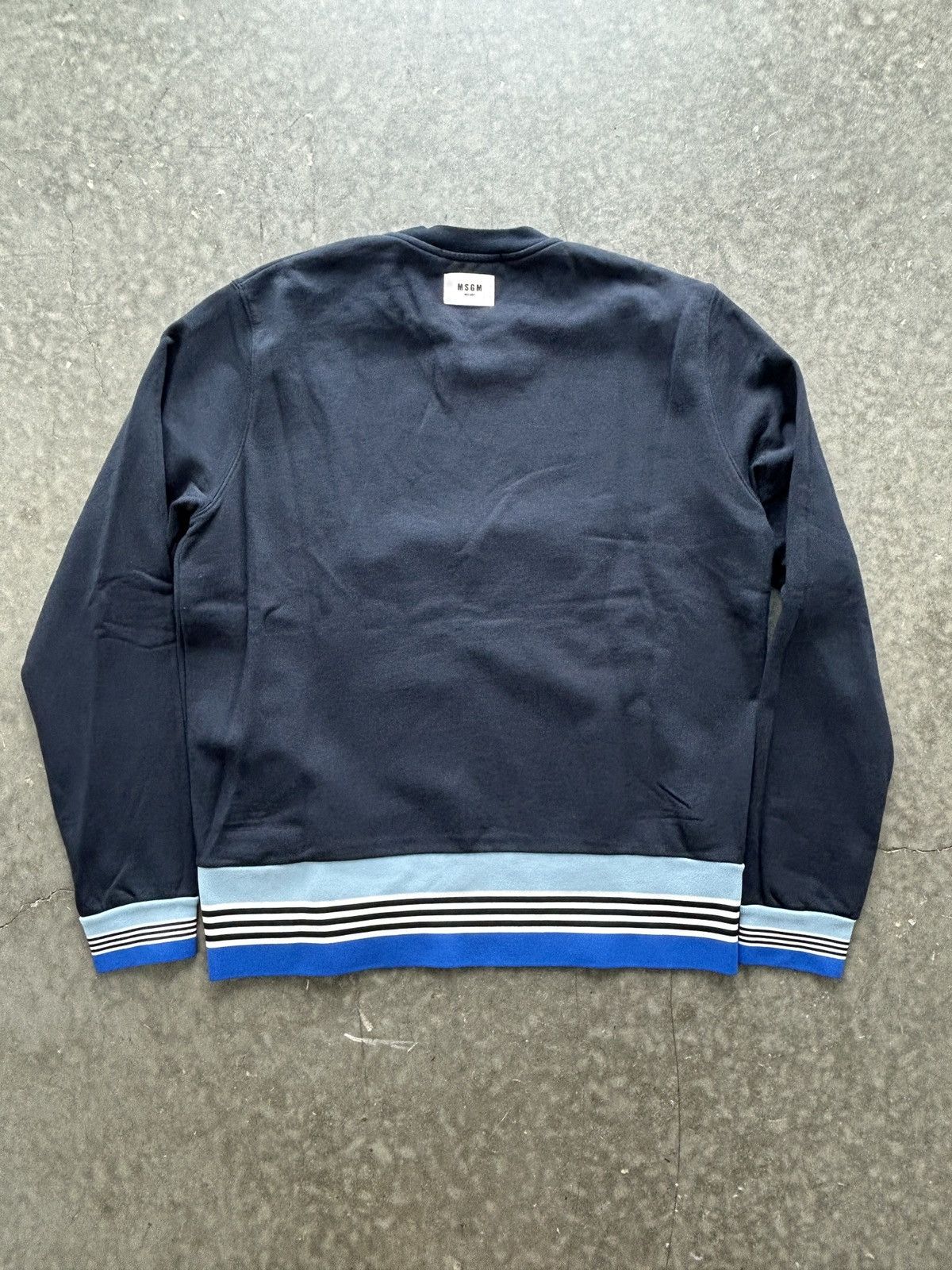 MSGM MSGM Milano Terry Cotton Sweatshirt Size US L / EU 52-54 / 3 - 6 Thumbnail