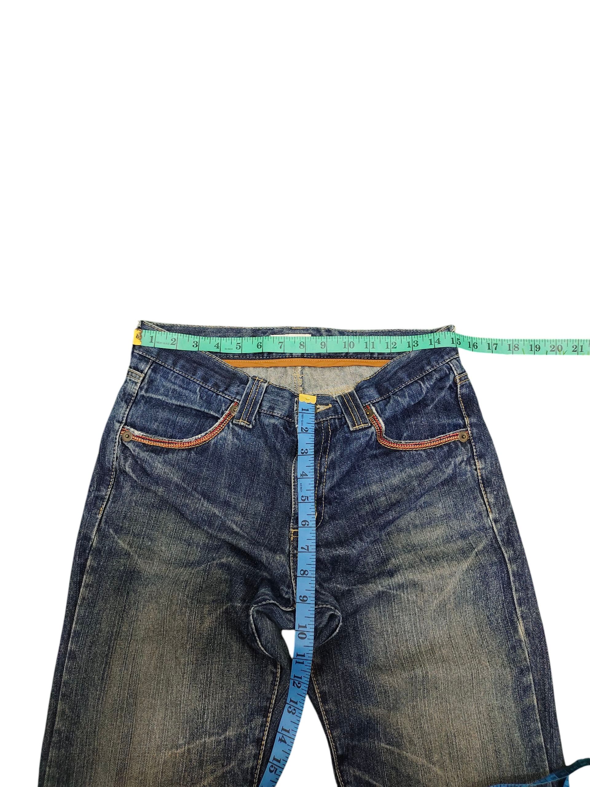 Comme des Garcons × Undercover Vintage Clef De Sol Japan Clawmark Distress Denim Jeans Size US 30 / EU 46 - 13 Thumbnail