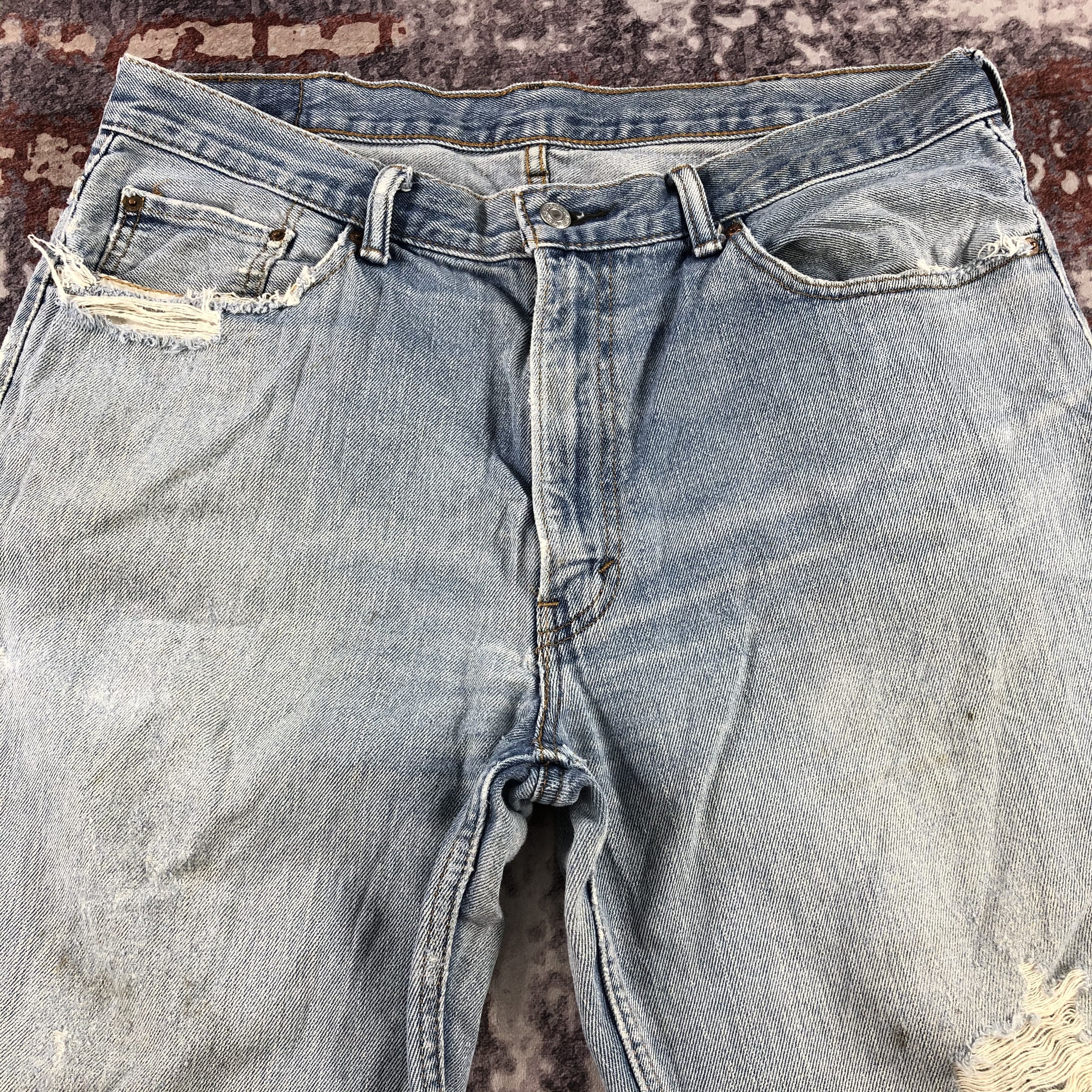 Levi's × Vintage Vintage Blue Wash Levis 550 Jeans-JM3080 Size US 37 - 3 Thumbnail