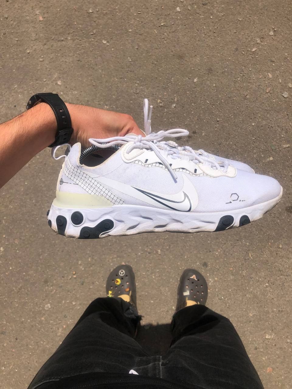 Nike Vintage Nike React Element 55 Drill Casual Swoosh Y2K Size US 10.5 / EU 43-44 - 7 Thumbnail