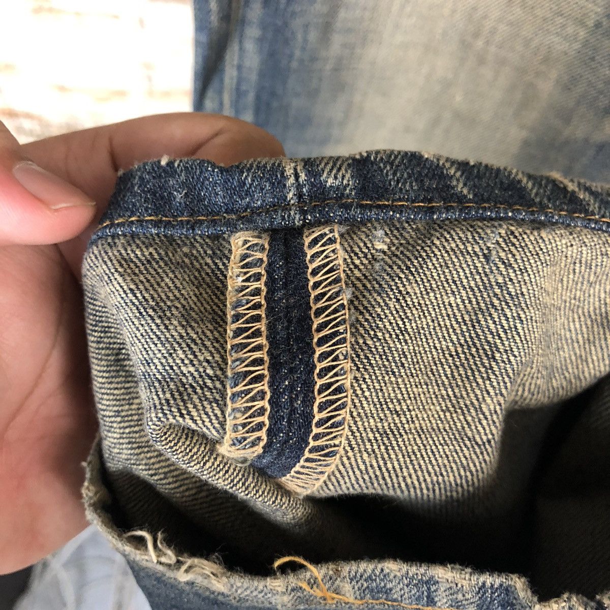 Levi's DL Levis 517 Blue Denim Pants #C192 Size US 28 / EU 44 - 10 Thumbnail