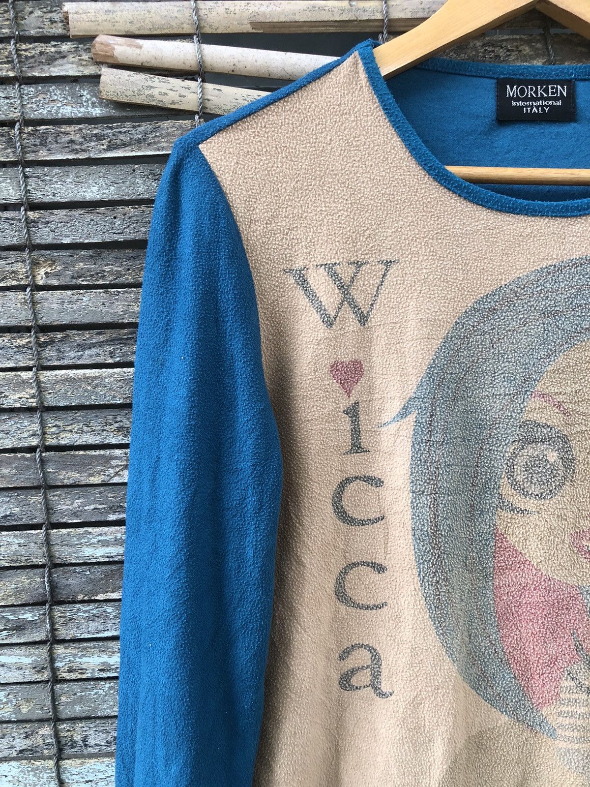 If Six Was Nine Vintage MORKEN ITALY Fasion Girl Graphic Tee Size S / US 4 / IT 40 - 4 Thumbnail