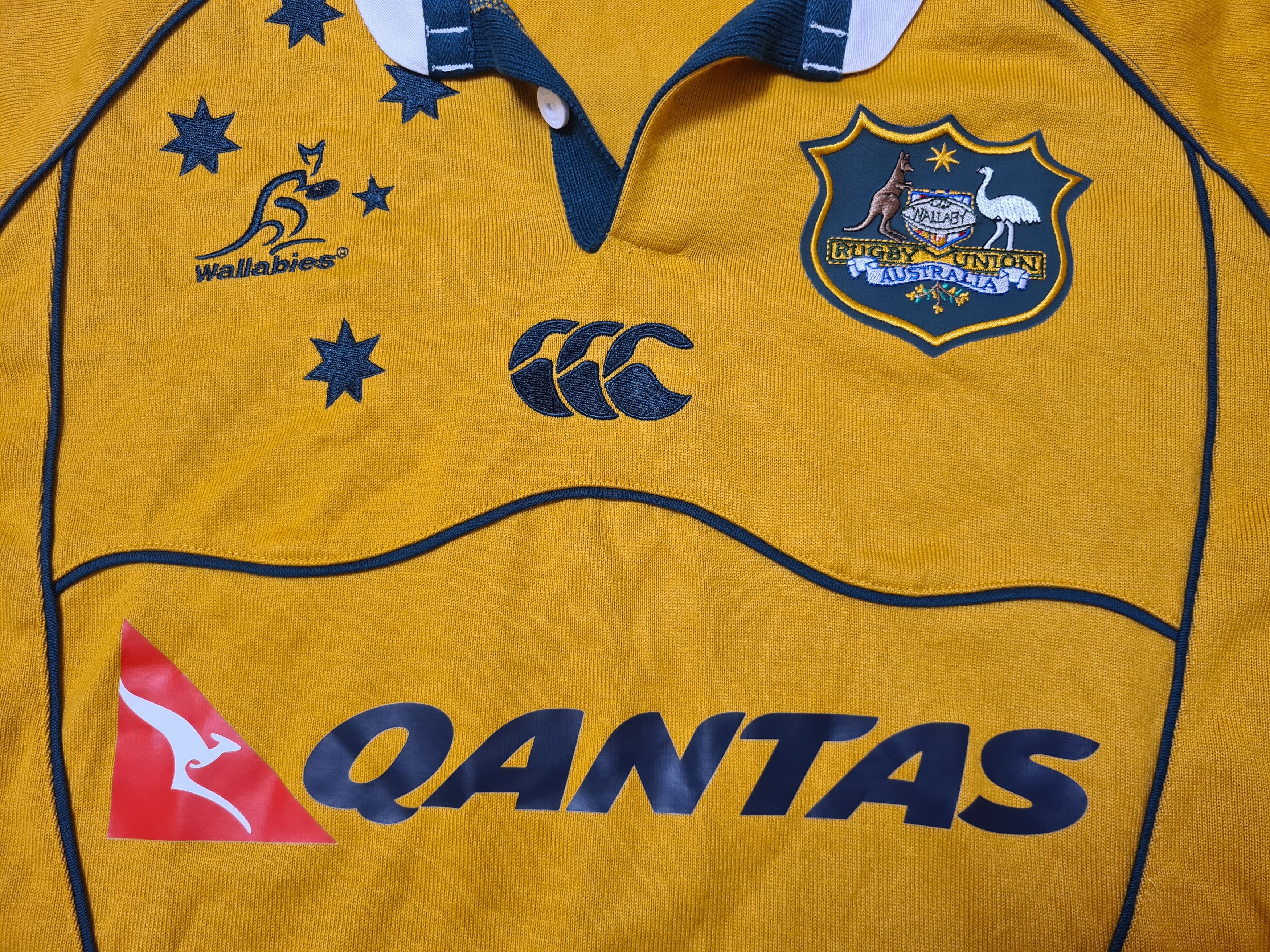 All Sport AUSTRALIA RUGBY JERSEY 2000 WORLD CUP UNION RUGBY JERSEY Size US M / EU 48-50 / 2 - 3 Thumbnail