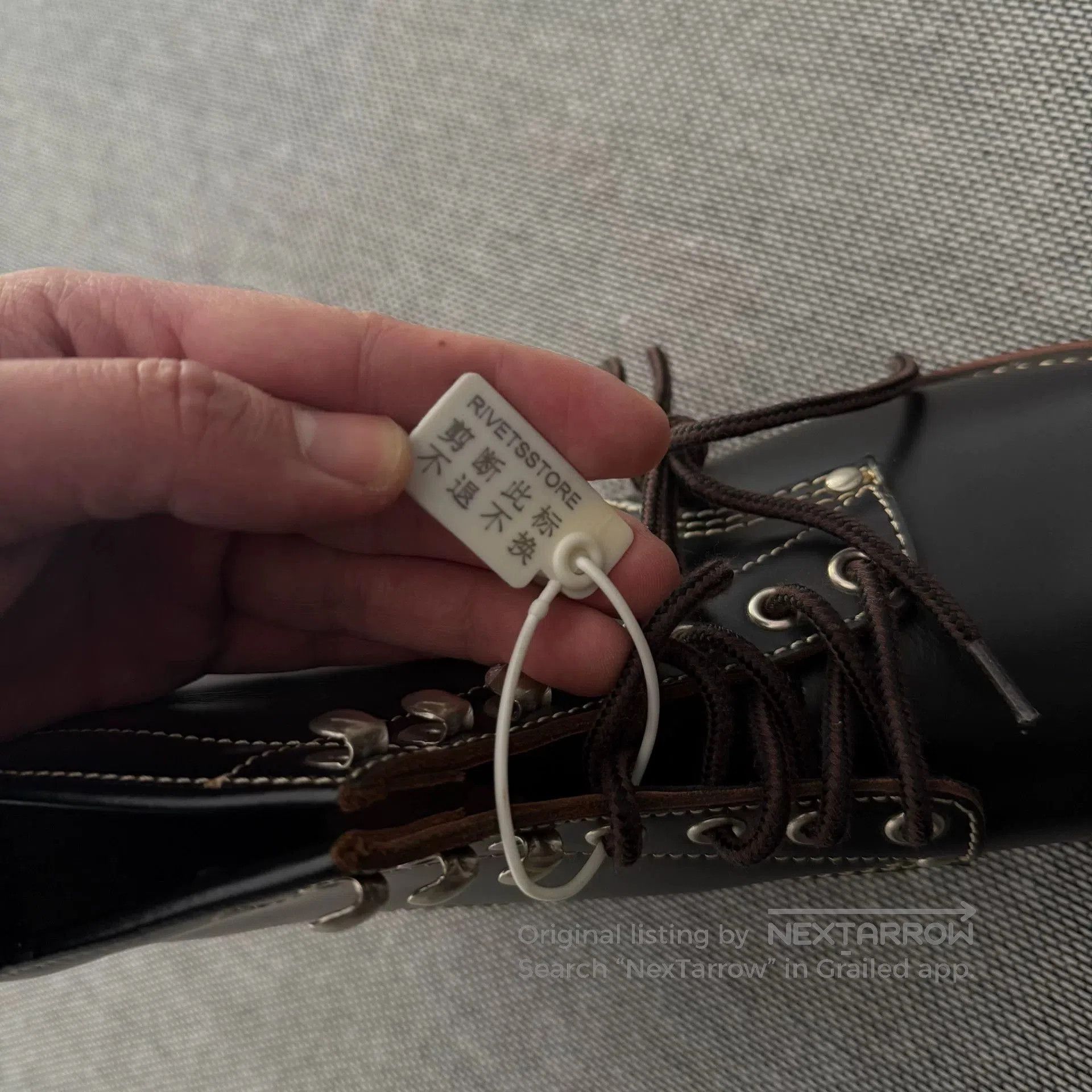 TOYS McCOY Toys McCoy 7E Leather Railroad Boots. Size US 7 / EU 40 - 5 Thumbnail