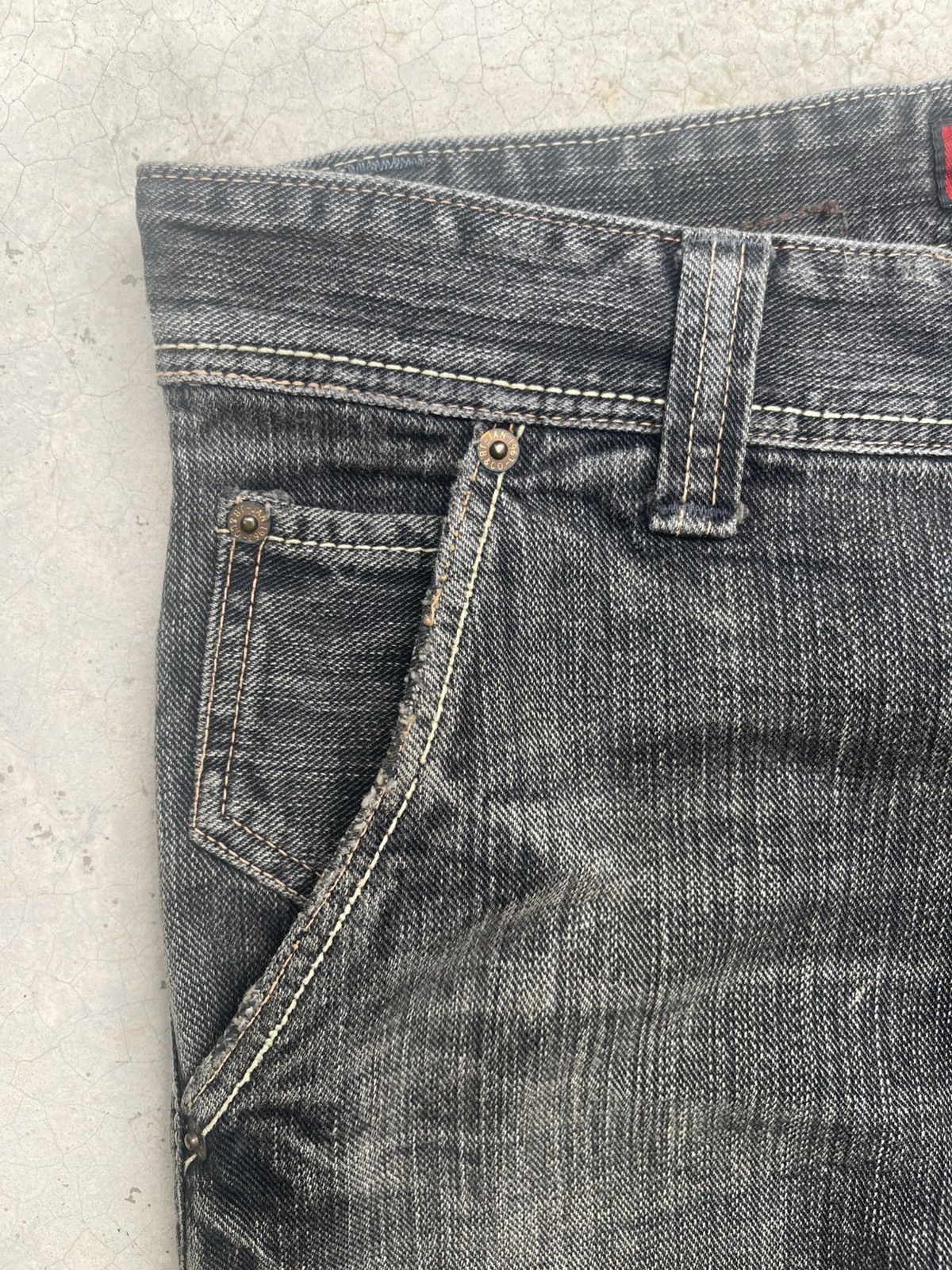 Johnbull Johnbull Kojima Japan Faded Black denim Size US 30 / EU 46 - 6 Thumbnail