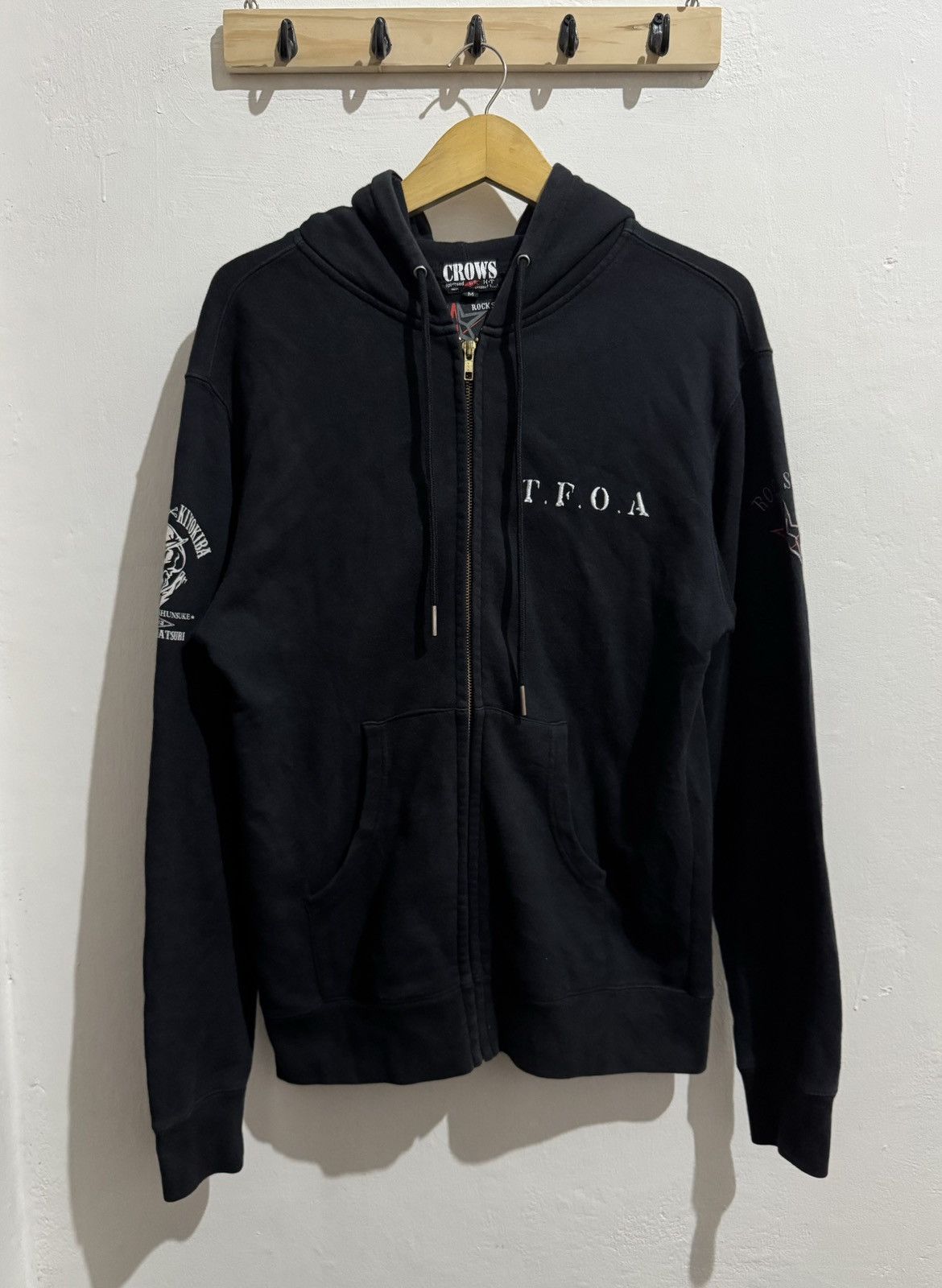Hysteric Glamour Y2k T.F.O.A Crows ifsixwasnine zip hoodie Size US M / EU 48-50 / 2 - 2 Thumbnail