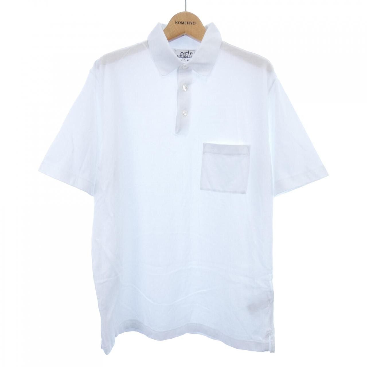 Hermes Hermes Hermes Cotton Polo Shirt Textile Tops DUTY FREE for USA Size ONE SIZE - 1 Thumbnail