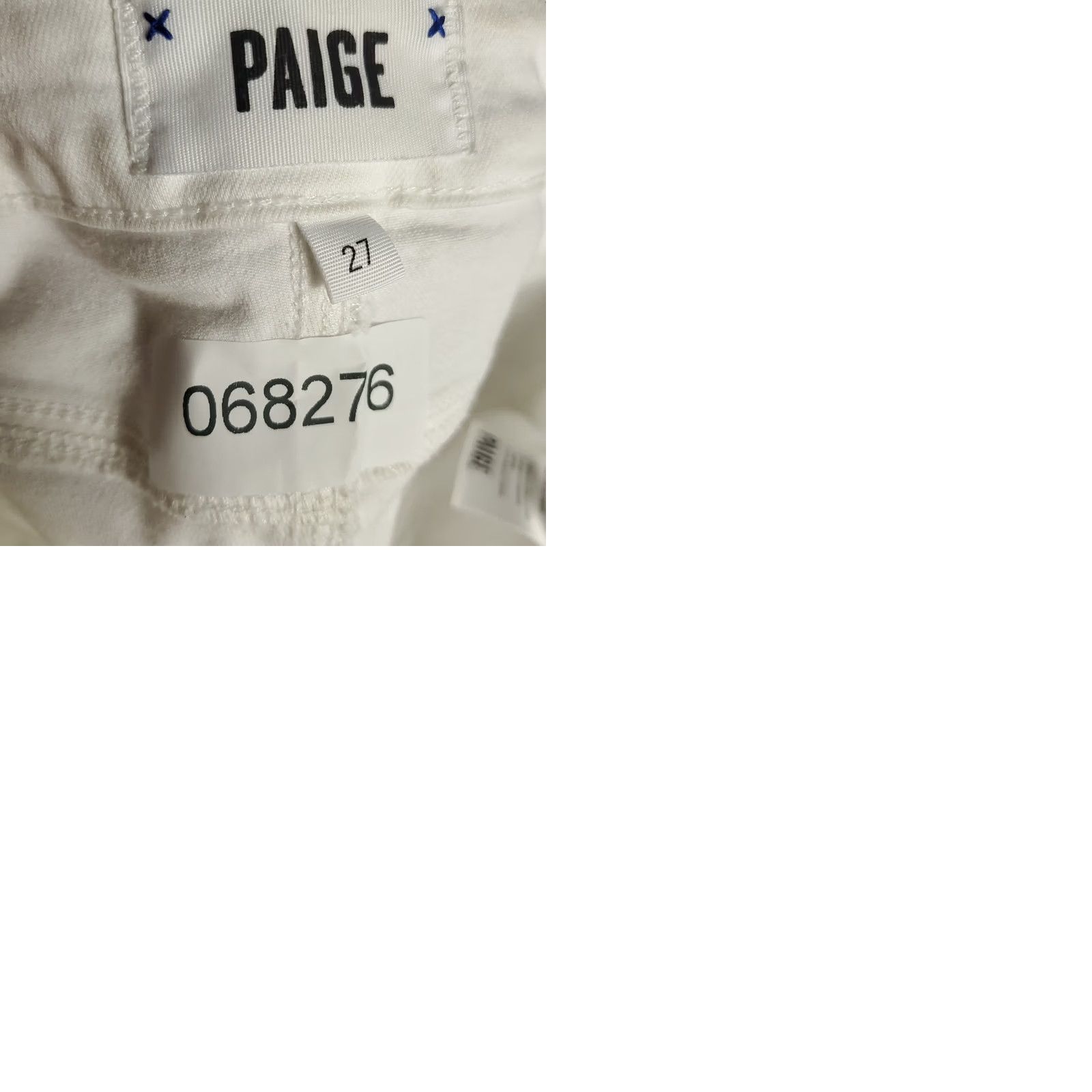 Paige Paige Jeans Womens Regular Size 27x28 White Verdugo Ankle Cut Off Denim Pants Slimming Pockets 5-Pocket Size 27" / US 4 / IT 40 - 9 Thumbnail