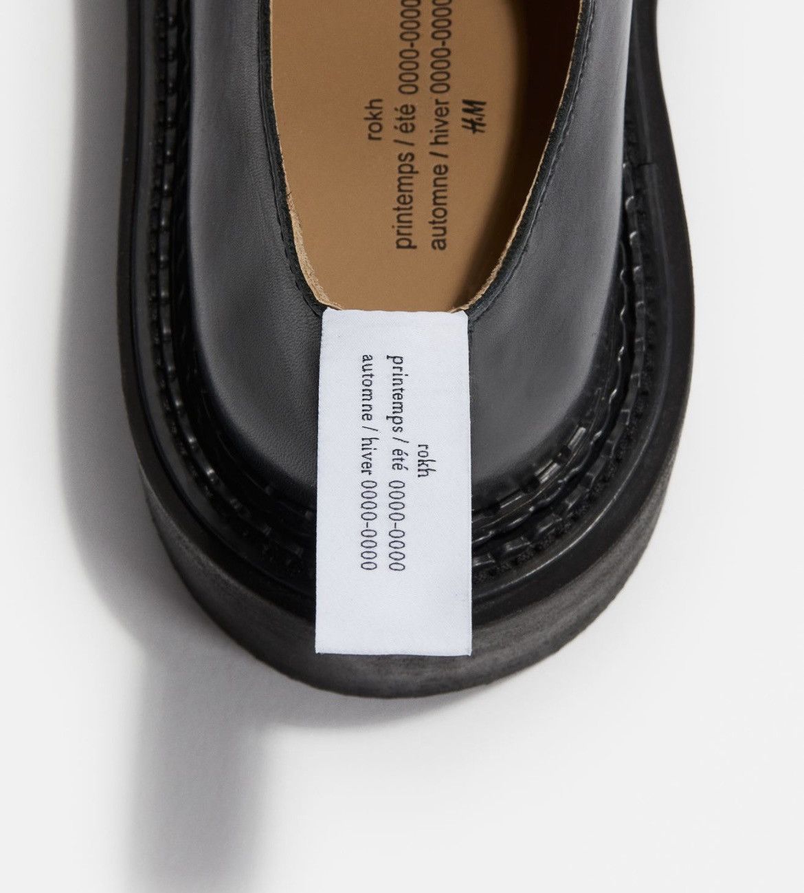 H&M × rokh rokh H&M. Platform derby shoes in leather Size US 7 / EU 40 - 3 Thumbnail