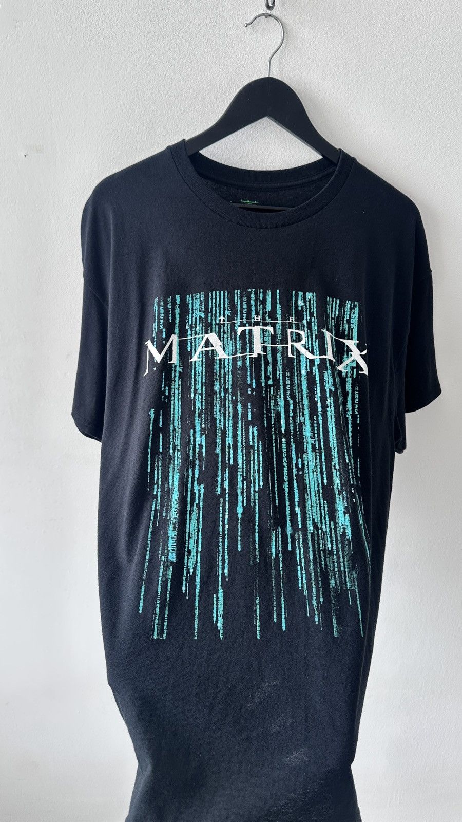 Other The Matrix Glitch Digital Rain Graphic Tee Shirt Y2K Movie Size US L / EU 52-54 / 3 - 5 Thumbnail