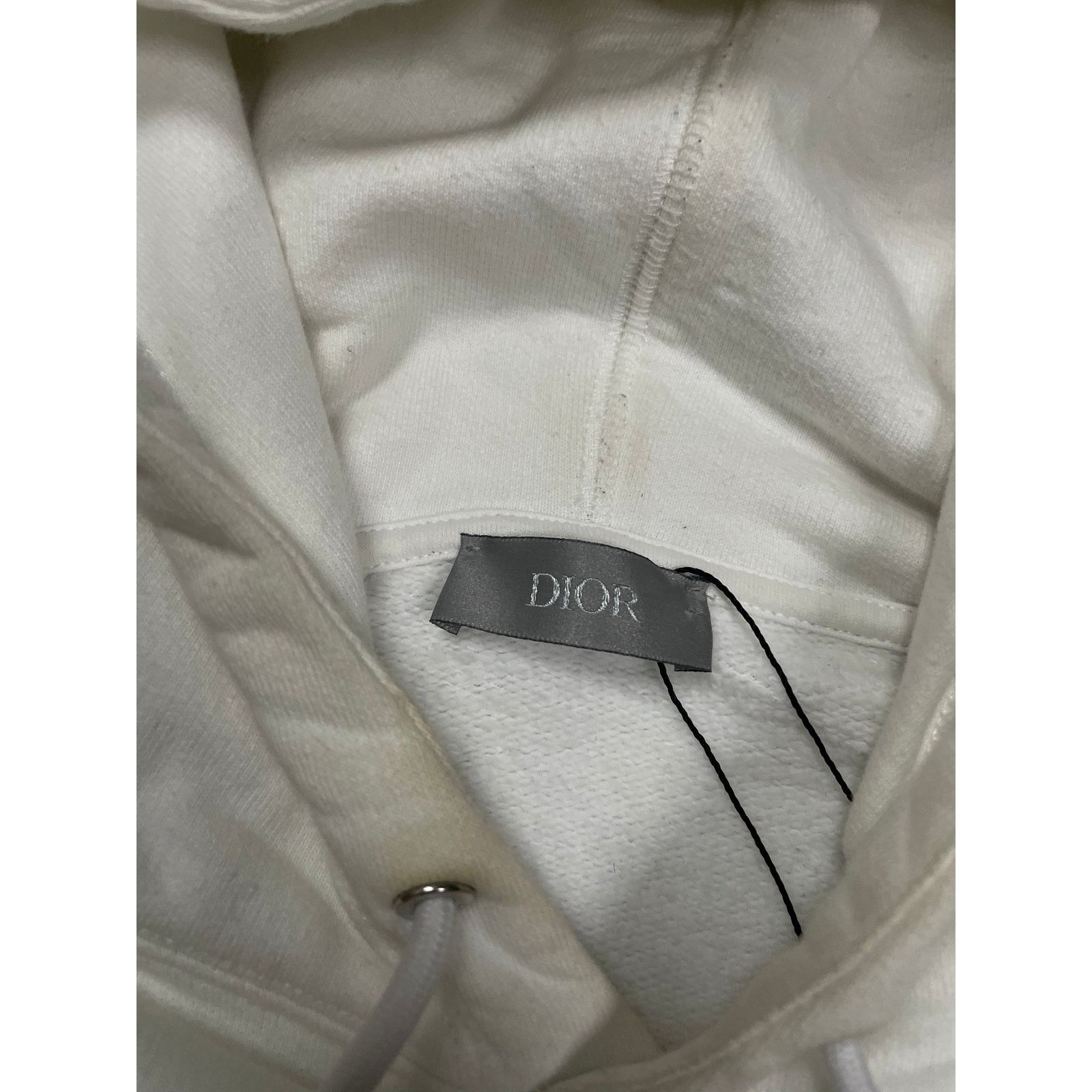 Dior Dior CD Hoodie White Black Used Medium Size US M / EU 48-50 / 2 - 2 Thumbnail