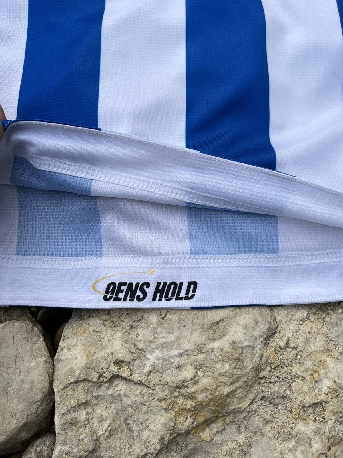 Hummel Hummel soccer jersey Odense 2018 Denmark striped tee Albani Size US L / EU 52-54 / 3 - 12 Thumbnail