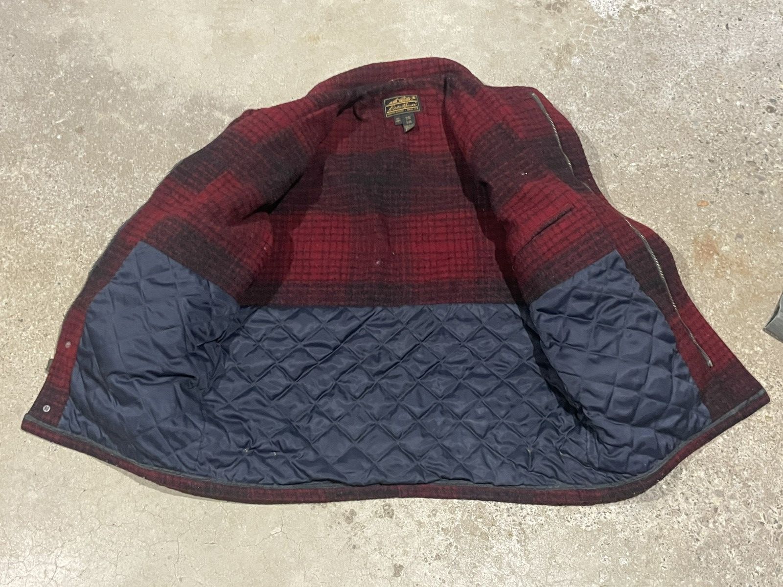 Eddie Bauer Eddie Bauer Vintage Plaid Wool Coat Jacket Size US L / EU 52-54 / 3 - 7 Thumbnail