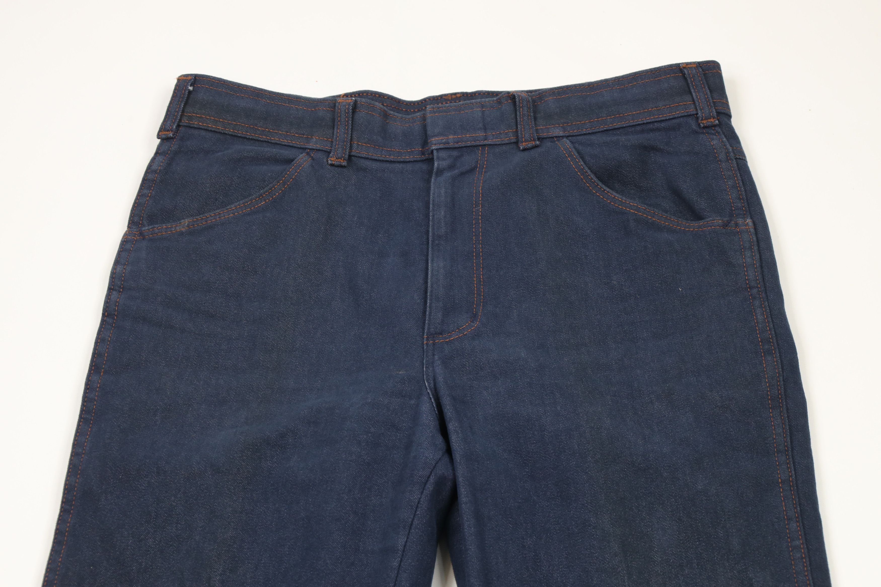 Vintage Vintage 70s Streetwear Flared Bell Bottoms Denim Jeans USA Size US 32 / EU 48 - 2 Thumbnail