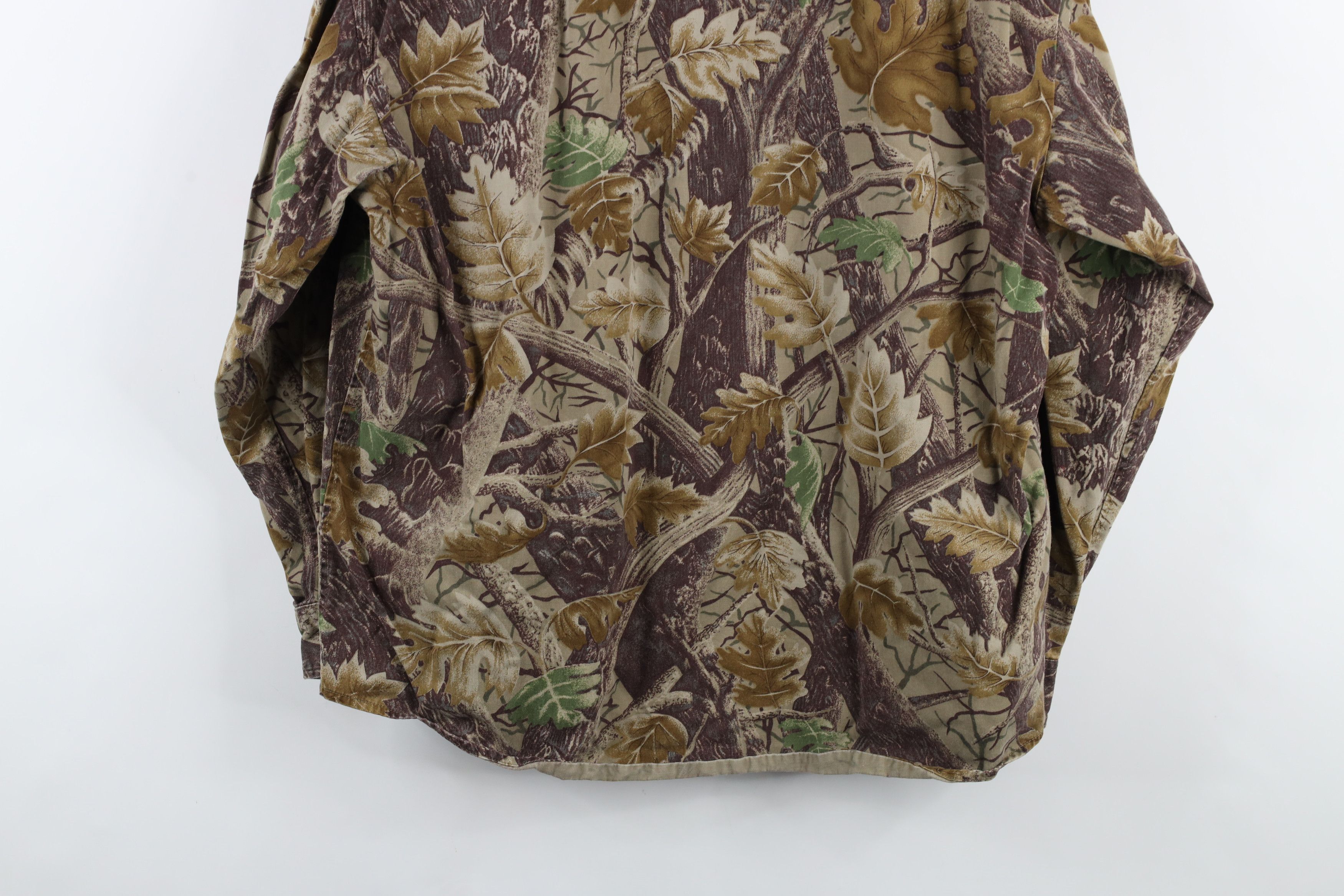 Vintage Vintage 90s Streetwear Heavyweight Camouflage Button Shirt Size US XL / EU 56 / 4 - 10 Thumbnail