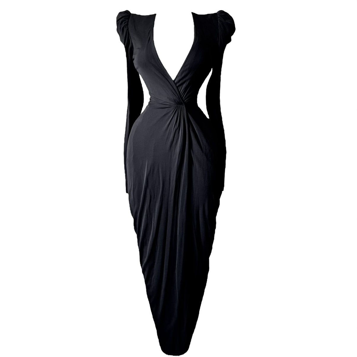 Alexander McQueen Alexander McQueen Draped dress by Alexander McQueen Size S / US 4 / IT 40 - 2 Thumbnail