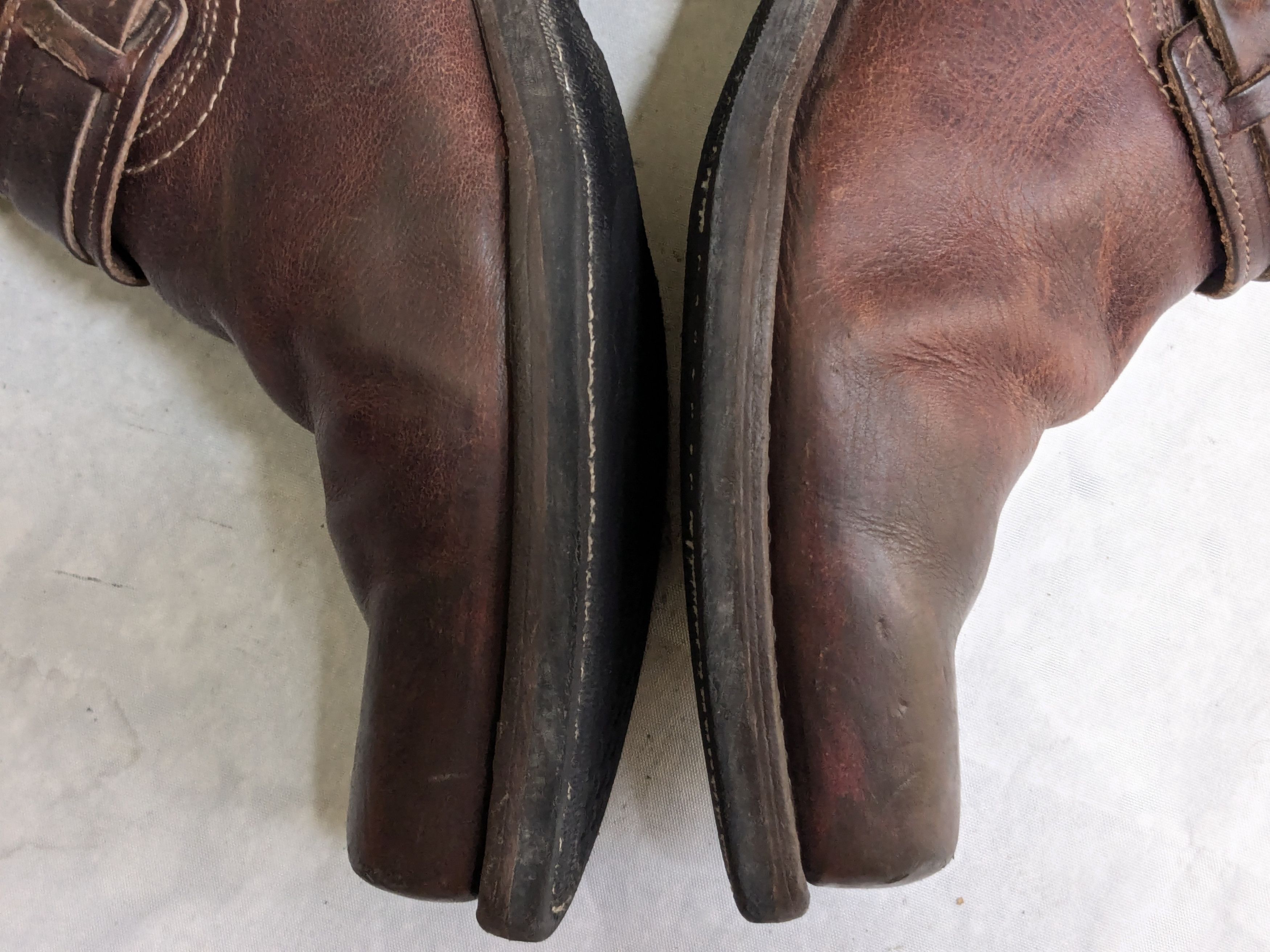 Frye Frye Harness Boots Brown Leather 10 M Buckle Size US 10 / EU 43 - 9 Thumbnail