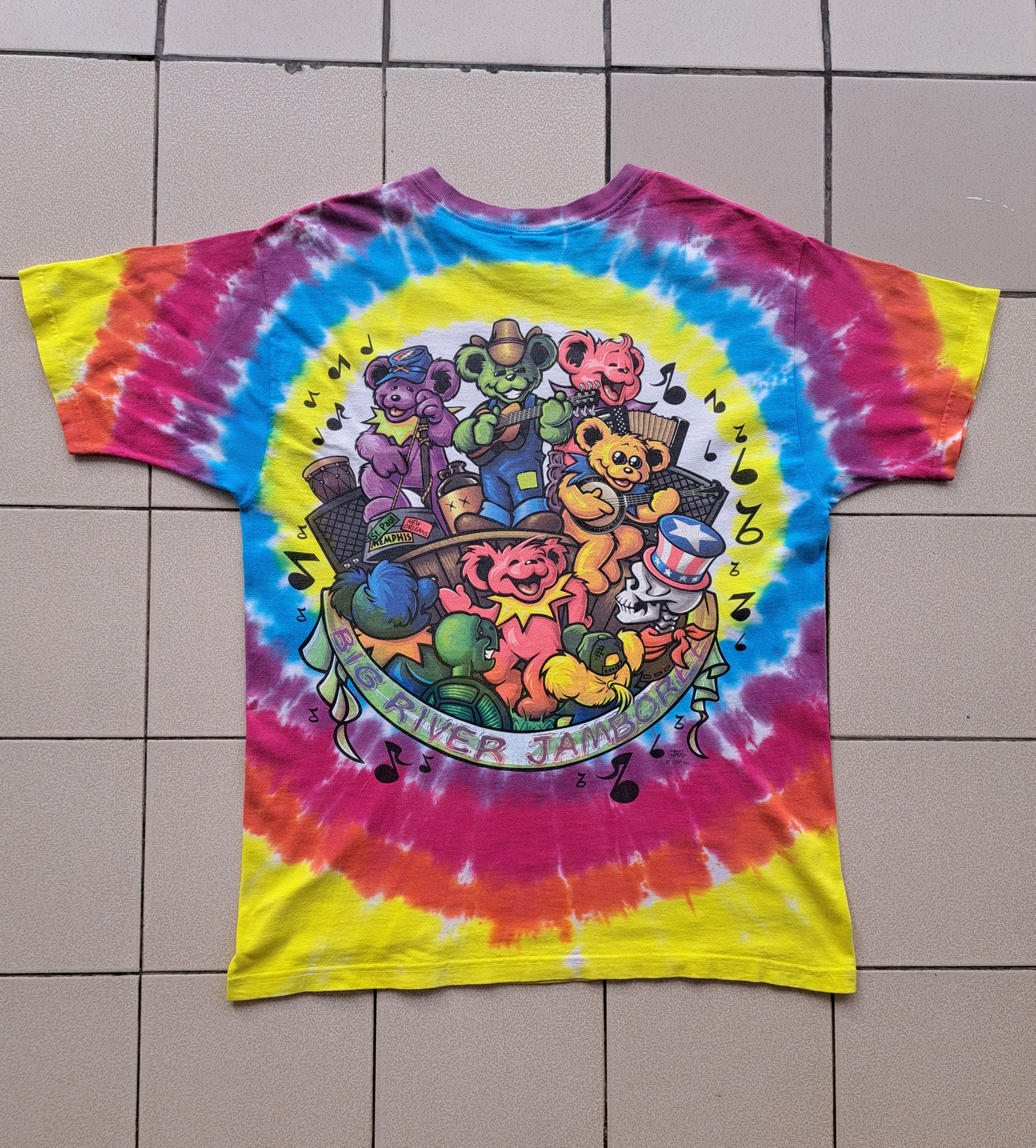 Band Tees × Liquid Blue × Vintage Vintage Grateful Dead Liquid Blue Band T-Shirts Size US M / EU 48-50 / 2 - 4 Thumbnail