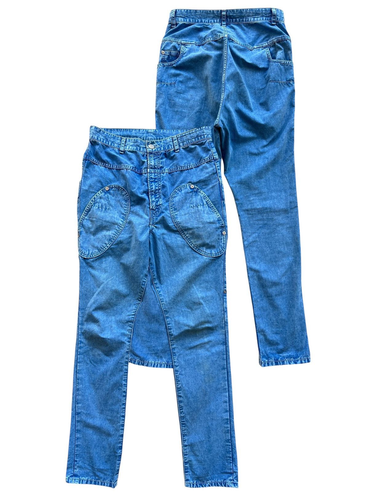 Mercibeaucoup By Issey Miyake Multipocket Denim Pants