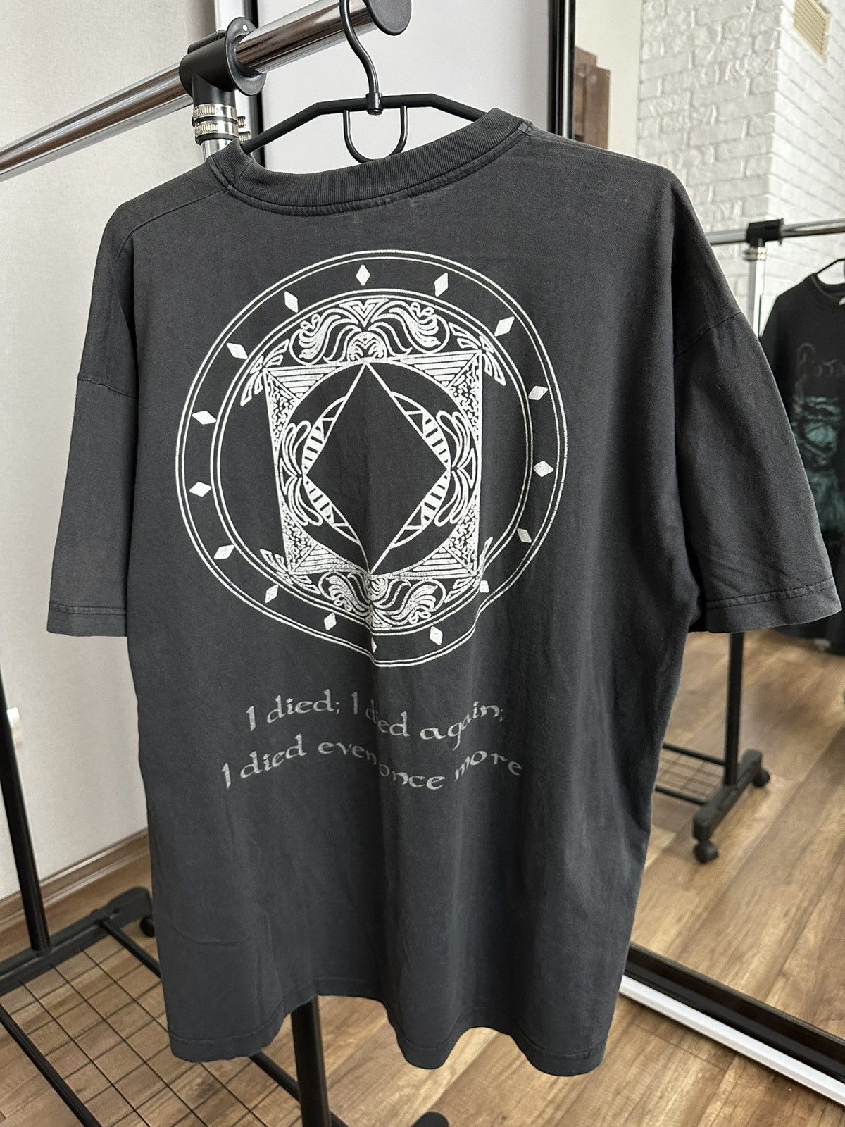 Band Tees 1998 Peccatum Strangling From Within Vintage Band T-Shirt Size US XL / EU 56 / 4 - 6 Thumbnail