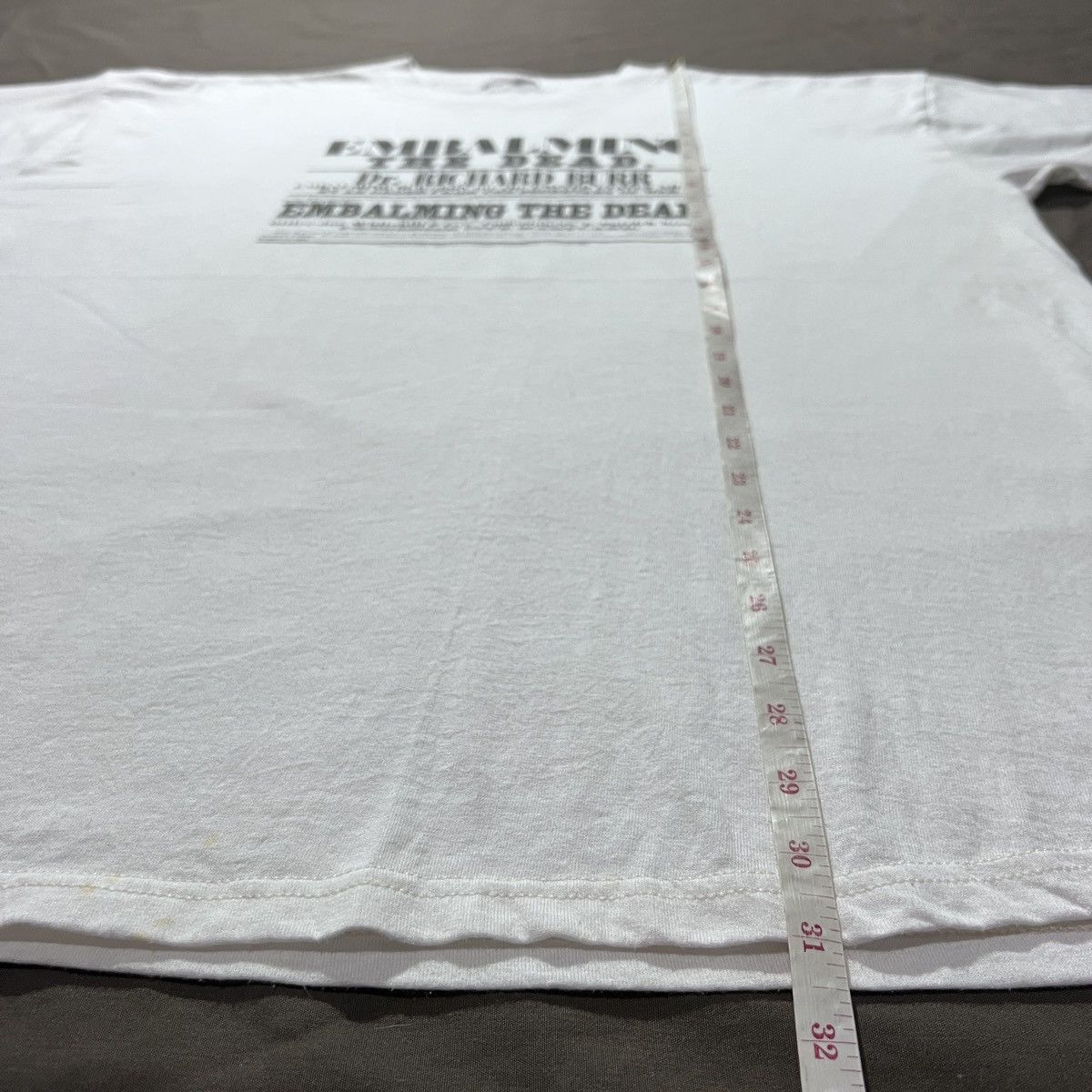 Arts & Science Vintage 90s EMBALMING THE DEAD HISTORY Quote oversized 2XL Size US XXL / EU 58 / 5 - 8 Thumbnail