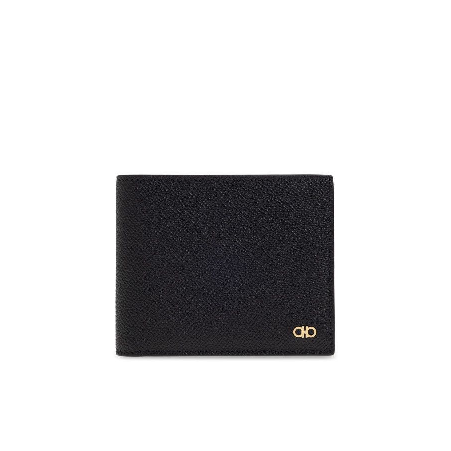 Salvatore Ferragamo FERRAGAMO Black Leather Wallet New & Authentic Size ONE SIZE - 1 Thumbnail