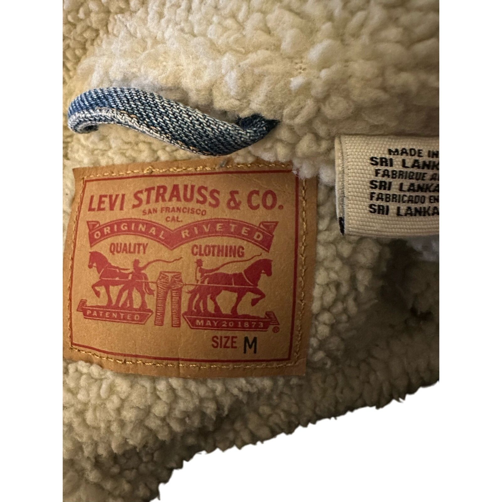 Levi's Levi's Original Sherpa Trucker Jacket, Size M Size M / US 6-8 / IT 42-44 - 9 Thumbnail