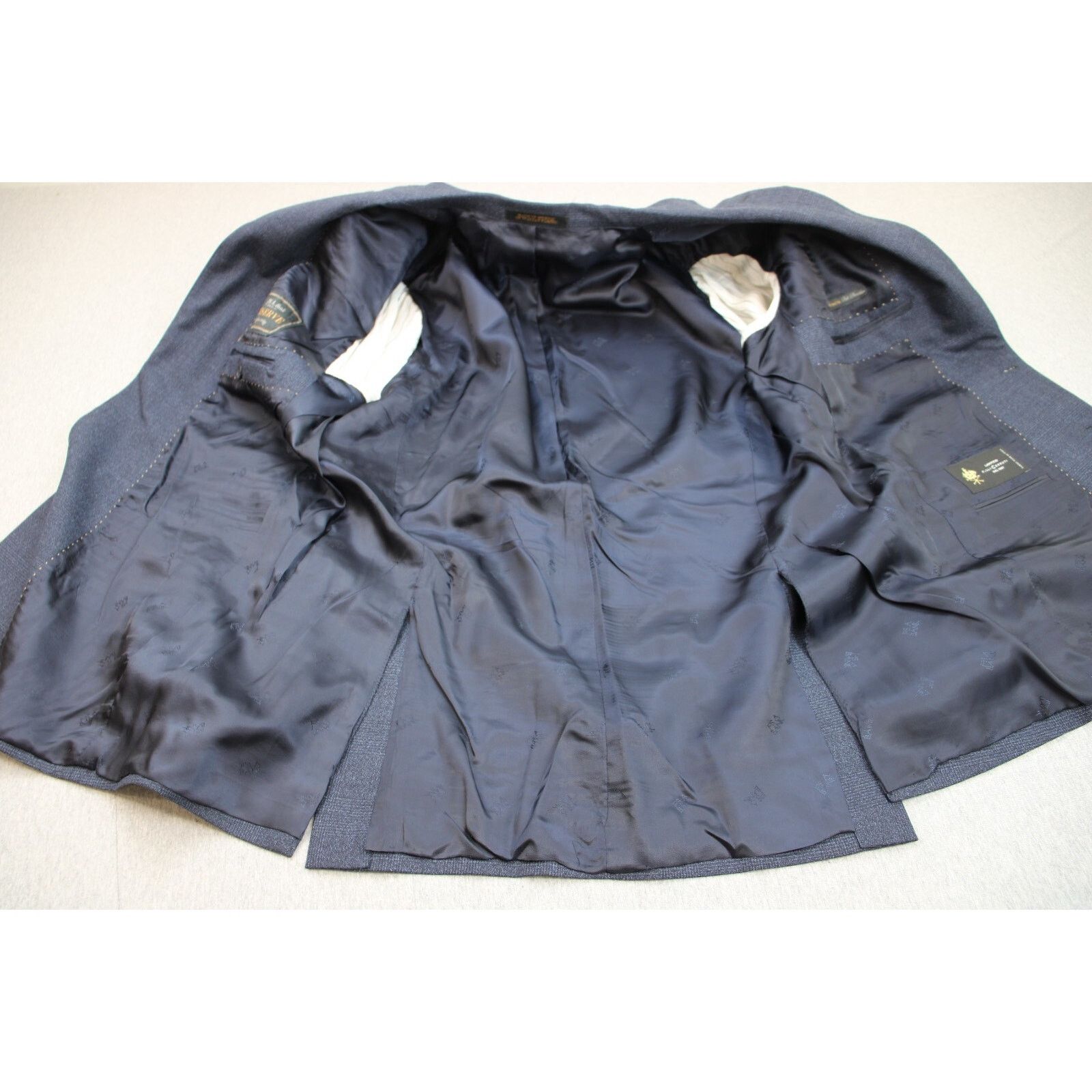Jos. A. Bank Jos A Bank Blazer Mens 44R Blue 2 Button Reserve Wool Size 44R - 3 Thumbnail