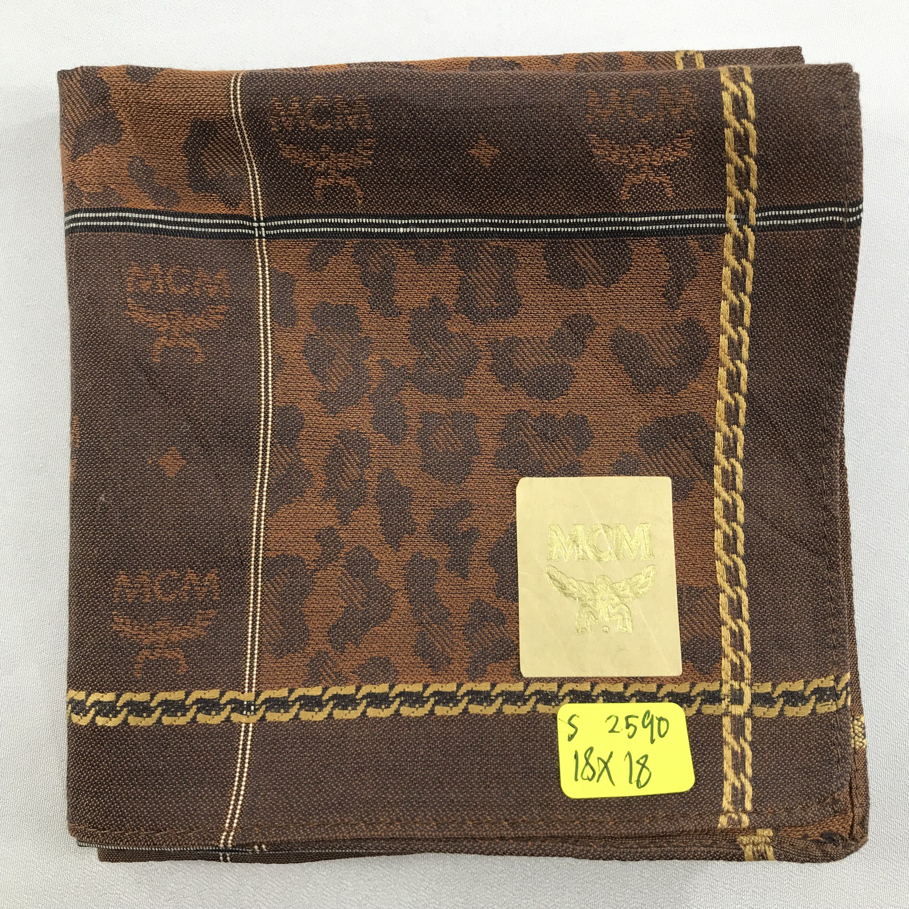 MCM × Vintage MCM Bandana / Handkerchief / Neckerchief - S2590 Size ONE SIZE - 5 Thumbnail