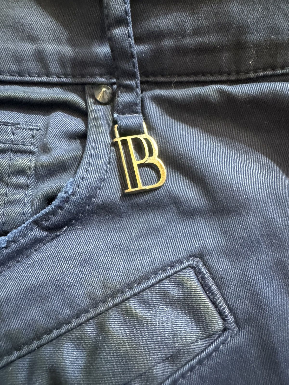 Balmain BALMAIN COATED MOTO JEANS 🔥©️ Size US 36 / EU 52 - 4 Thumbnail