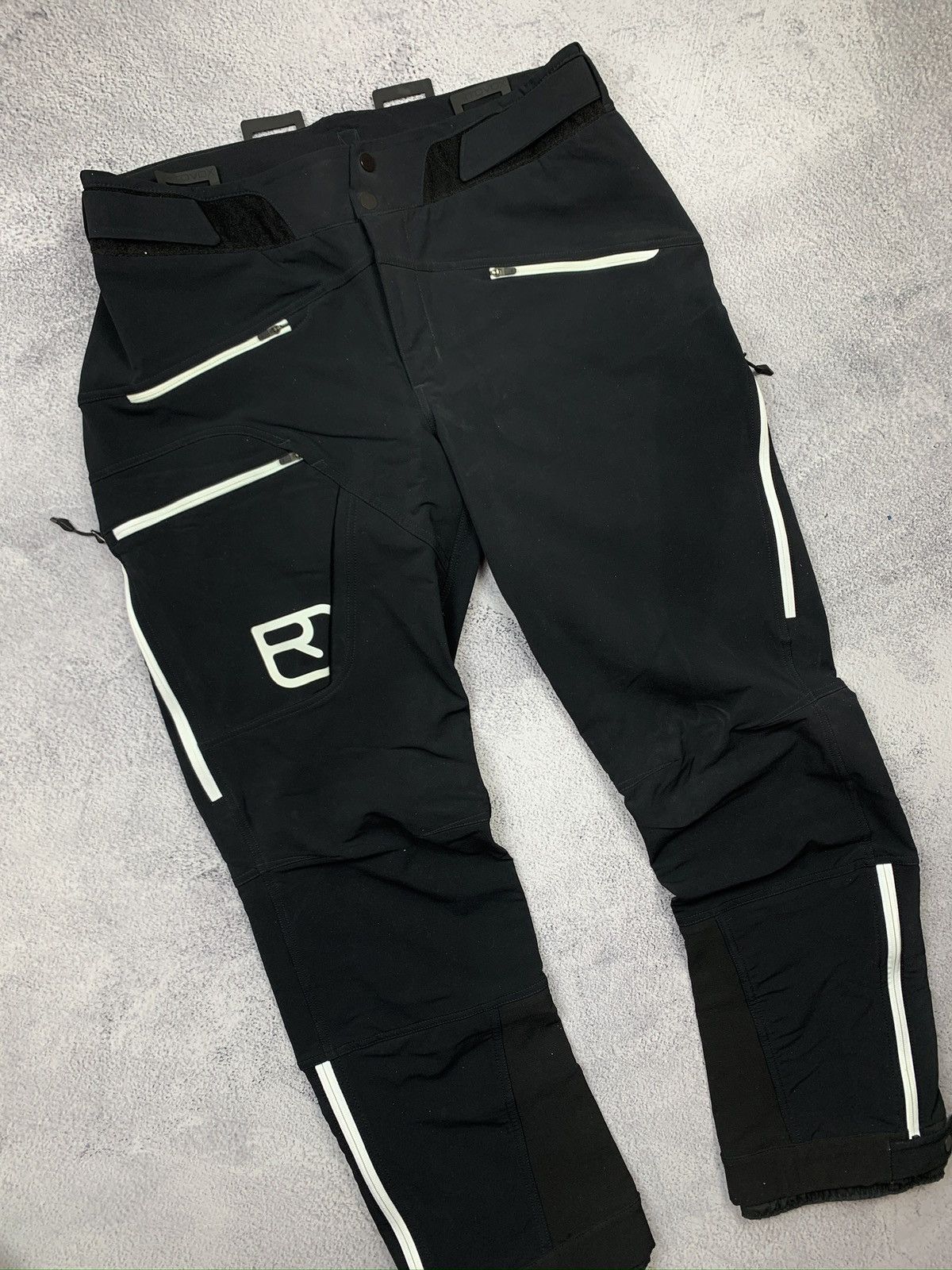 ORTOVOX Ortovox Womens Ski Pants Black L Shell Waterproof Light Size 32" / US 10 / IT 46 - 4 Thumbnail