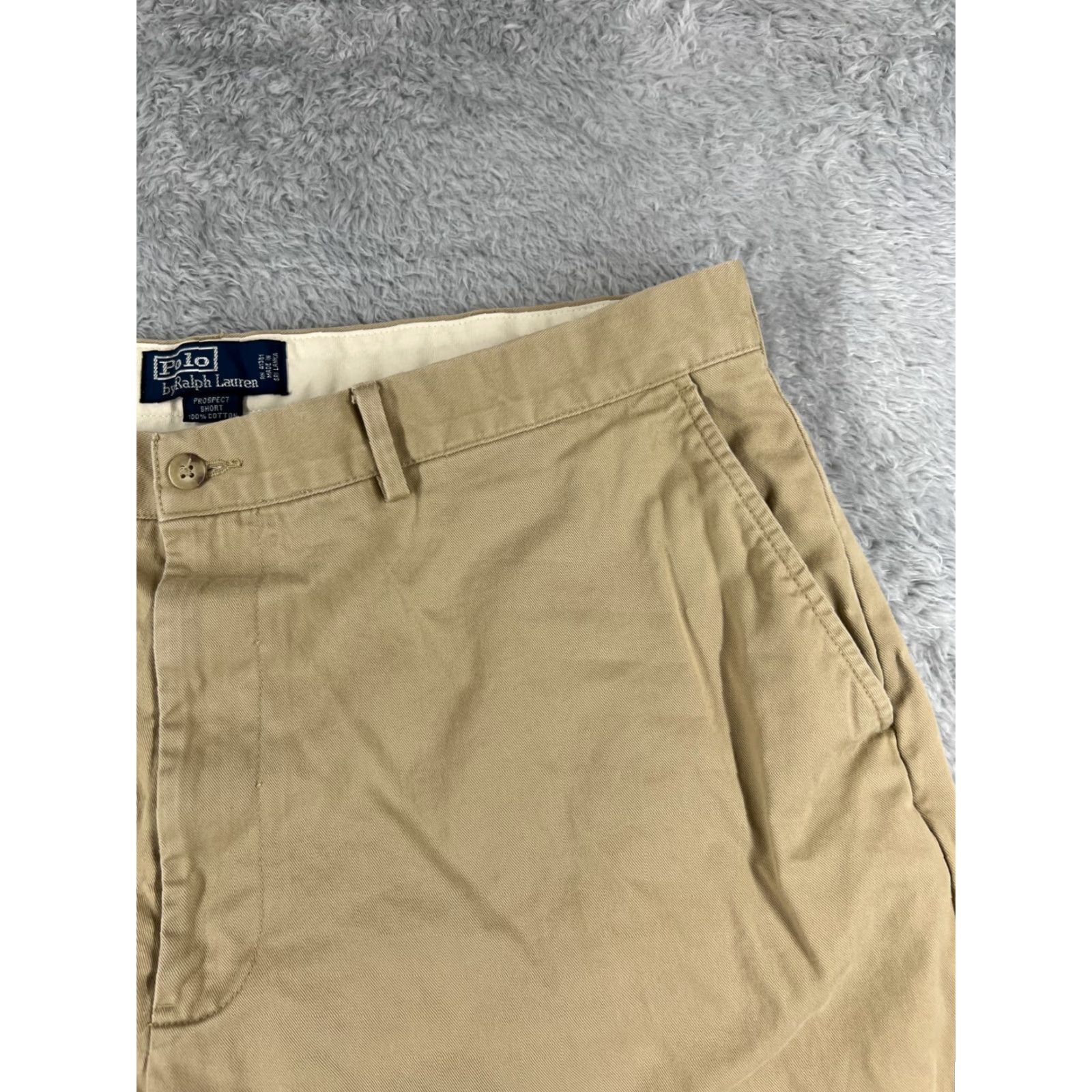 Polo Ralph Lauren Polo Ralph Lauren Shorts Men 40 Beige Classic Chino Zip Fly Prospect 100% Cotton Size US L / EU 52-54 / 3 - 5 Thumbnail